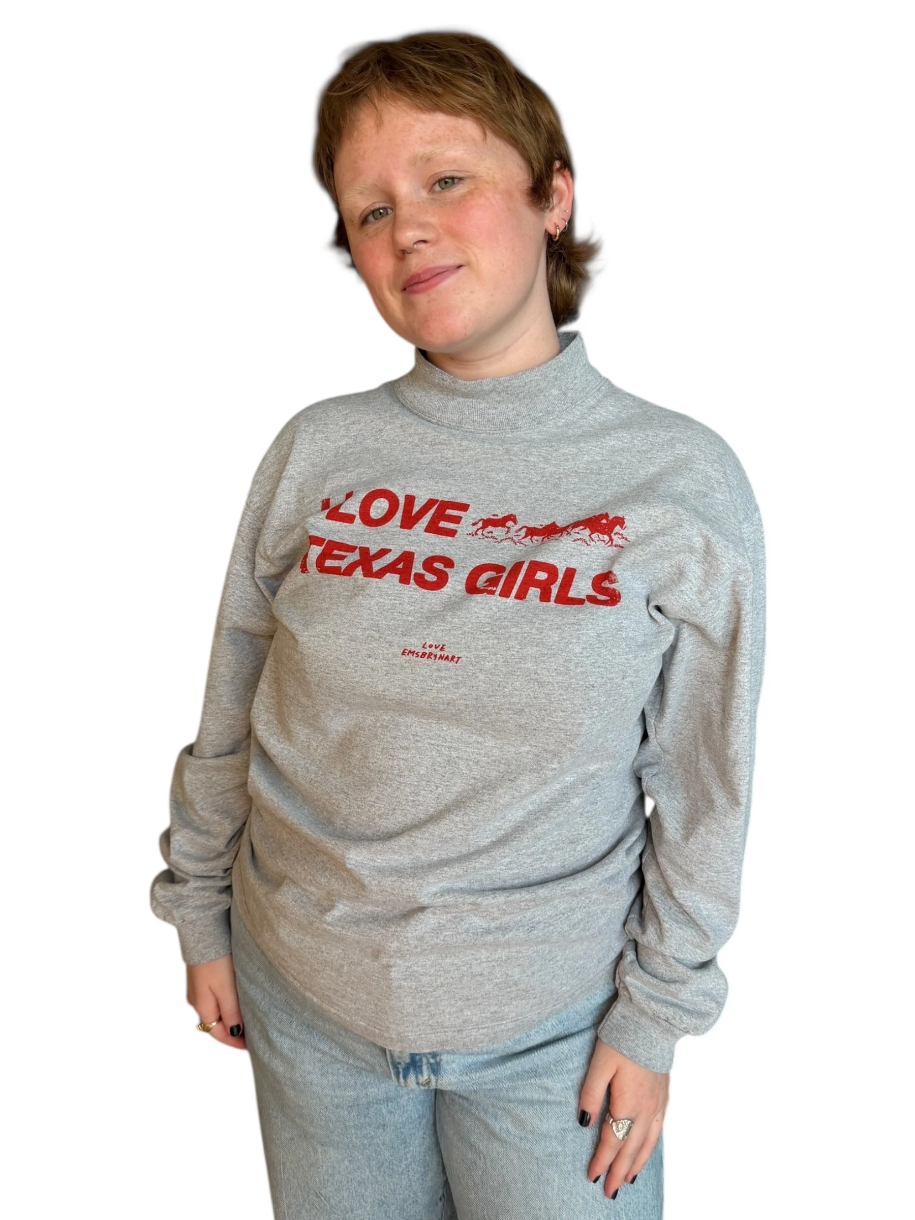 i love texas girls tee - m/l