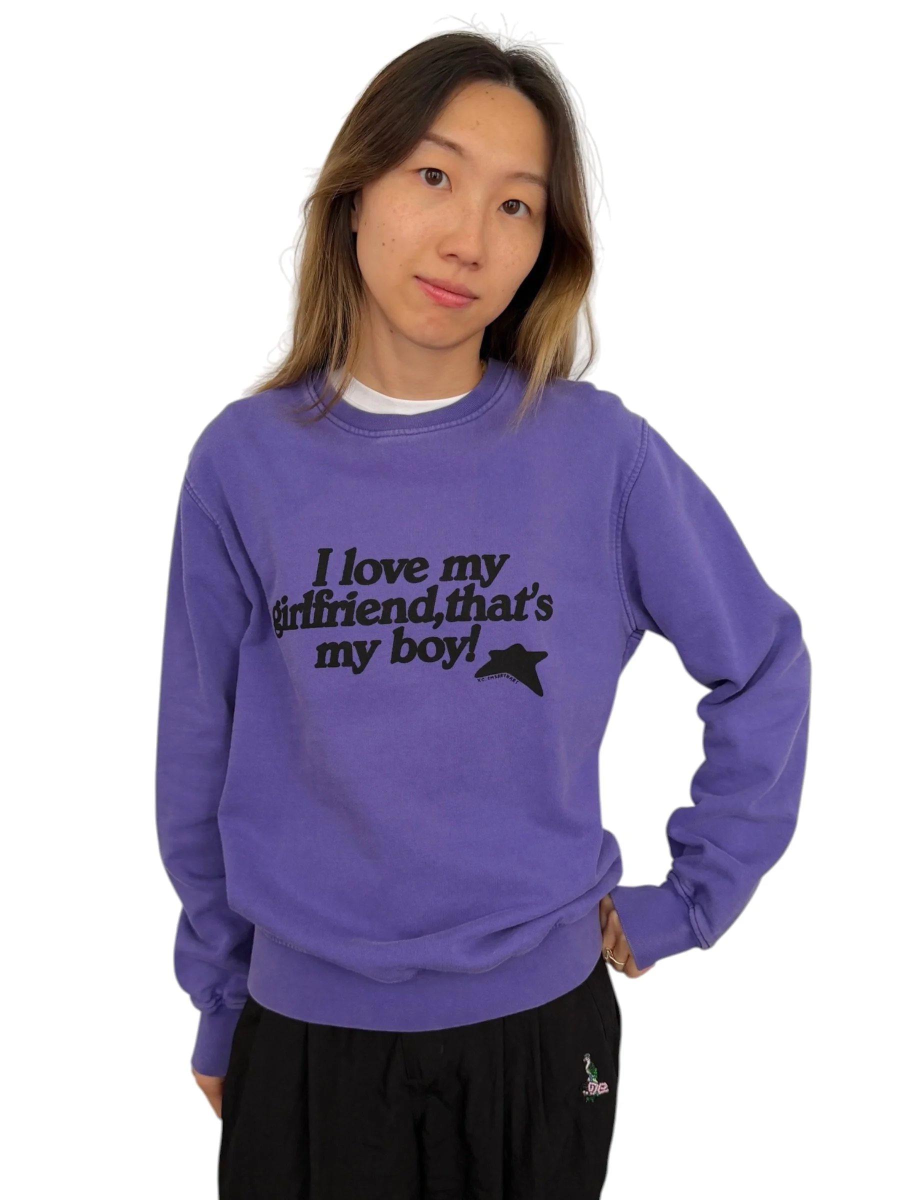 I Love My Girlfriend, That's My Boy! Sweatshirt - XS/S