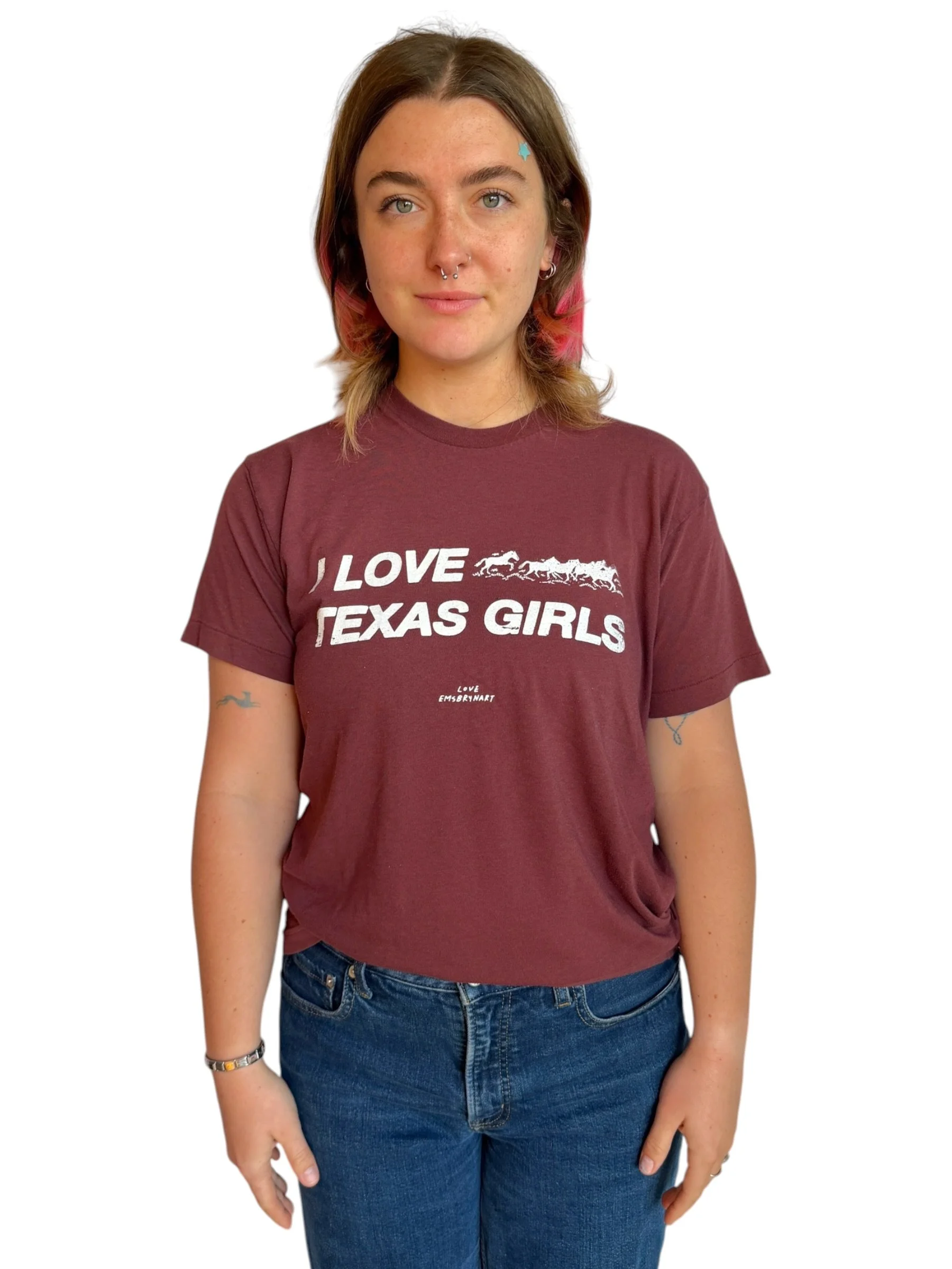I Love Texas Girls Tee - M