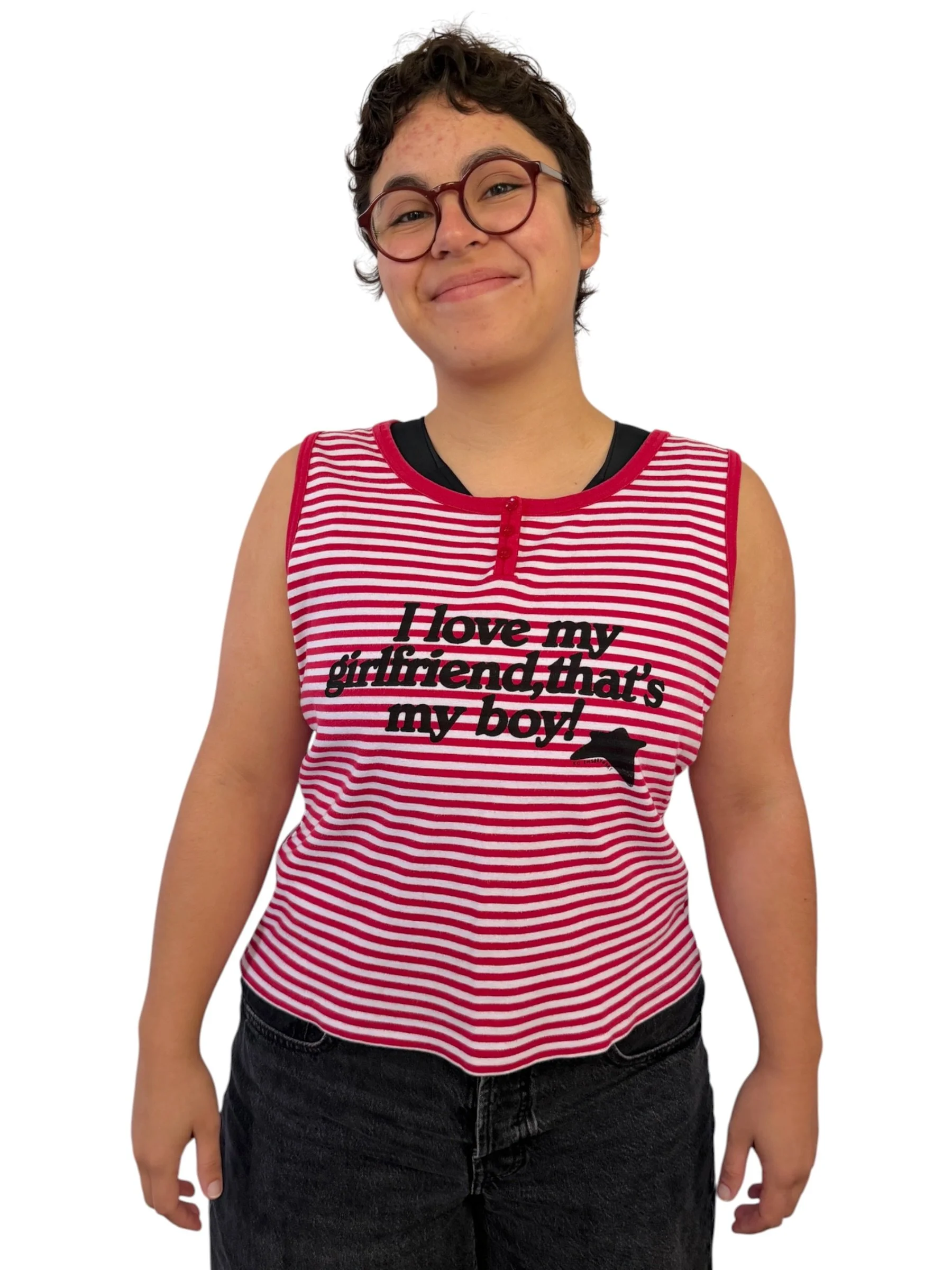 I Love My Girlfriend, That's My Boy Tank - M/L