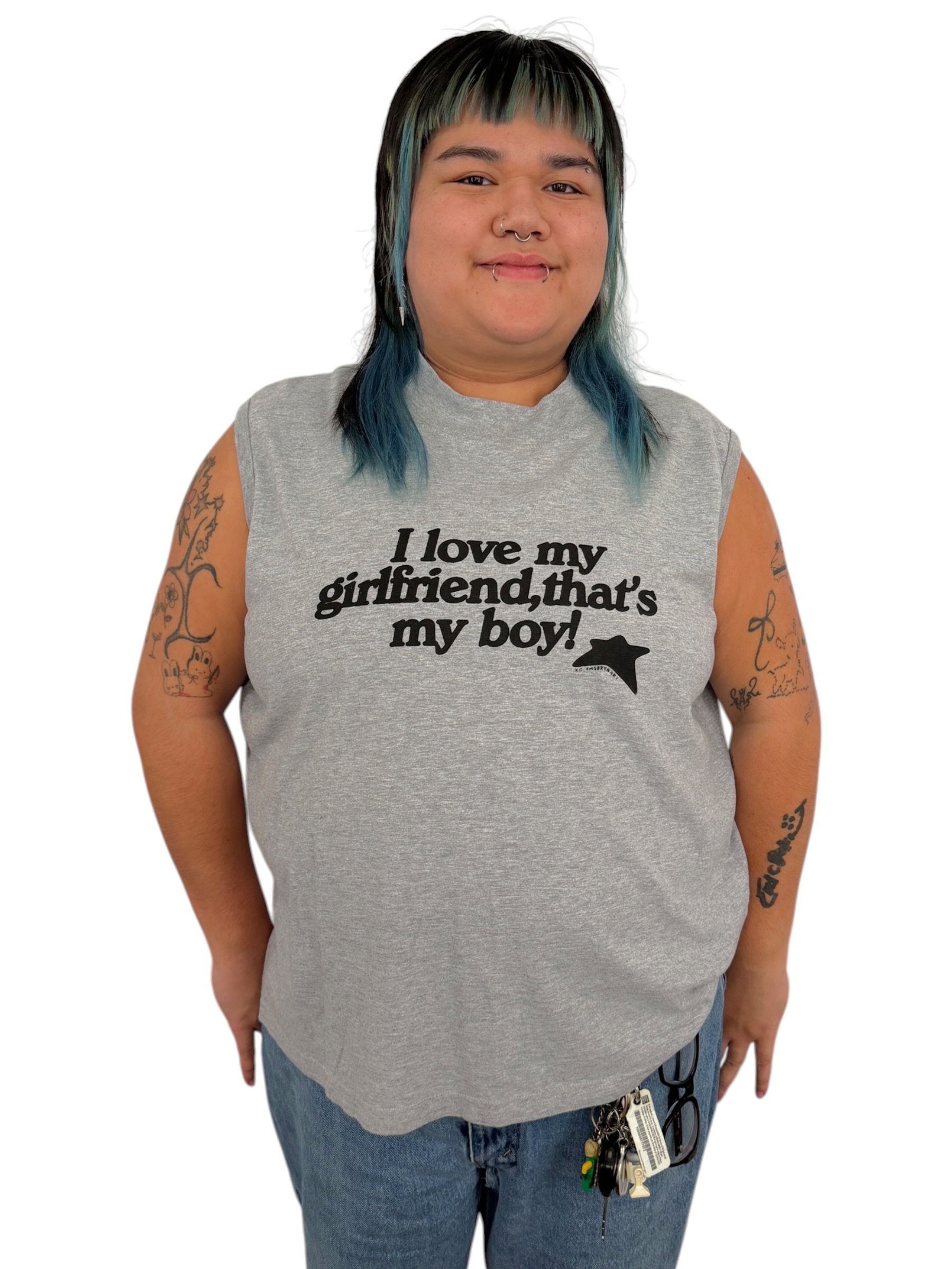 I Love My Girlfriend, That's My Boy Cut Off - 4XL