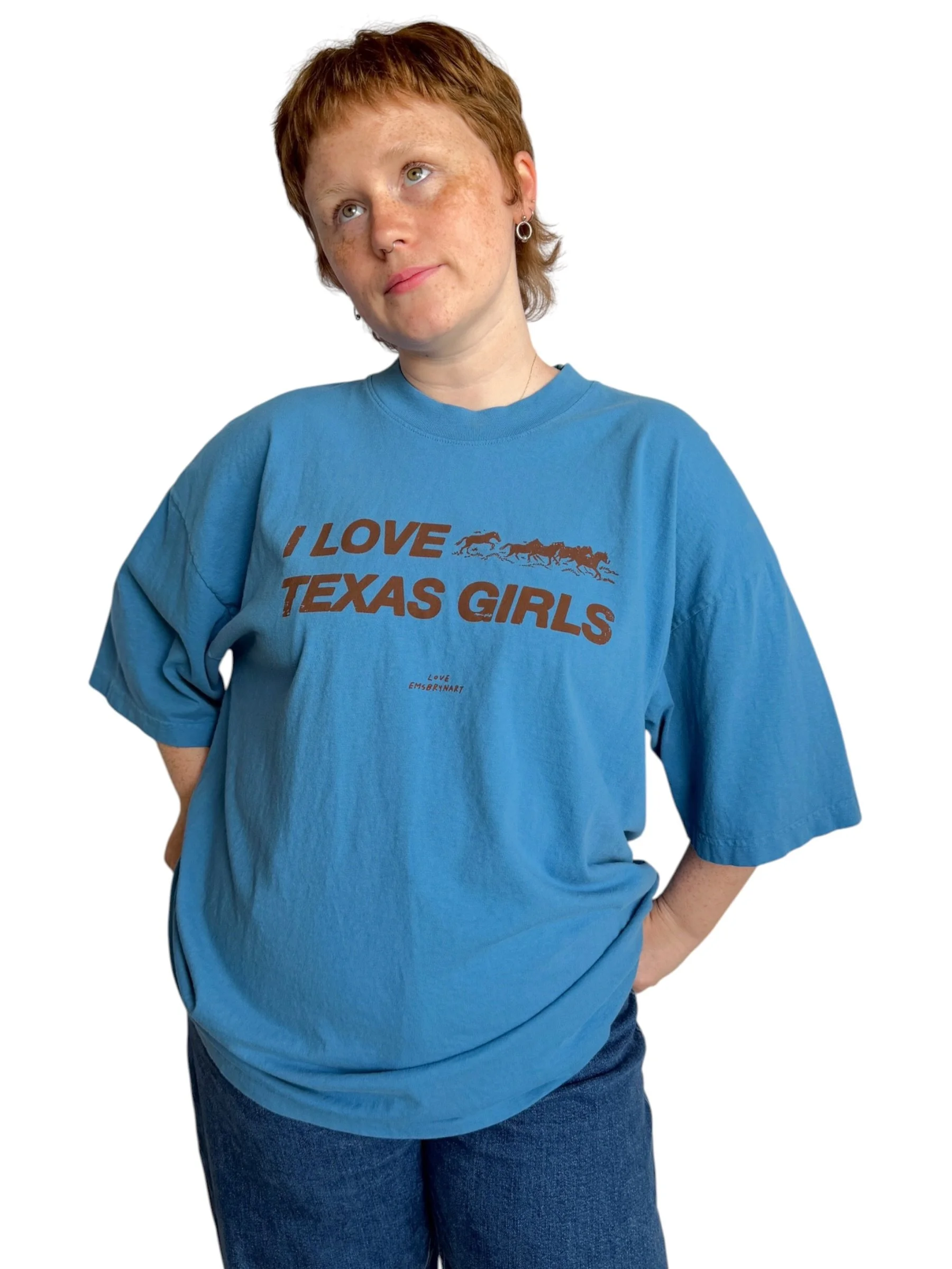 I Love Texas Girls Tee - XL