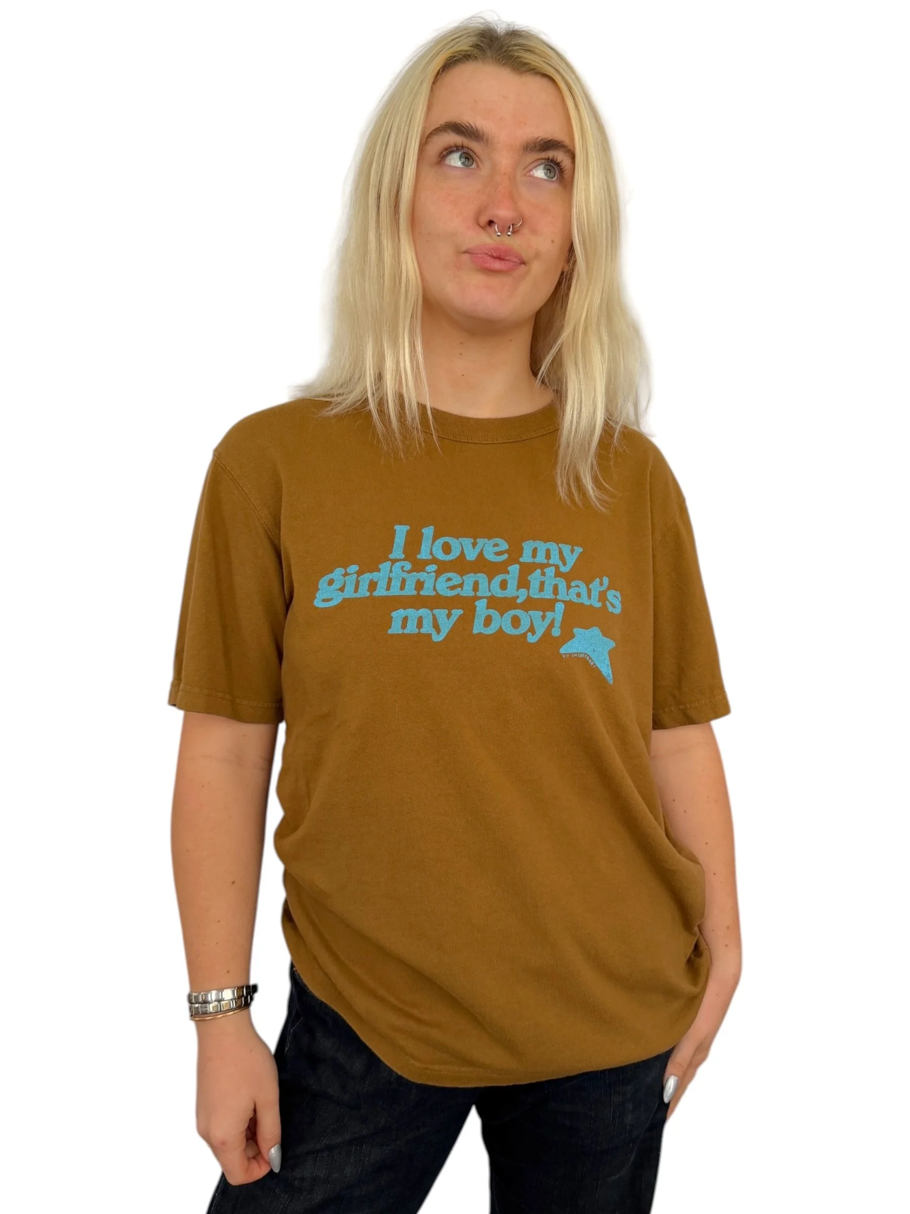 I Love My Girlfriend, That's My Boy! Tee - M