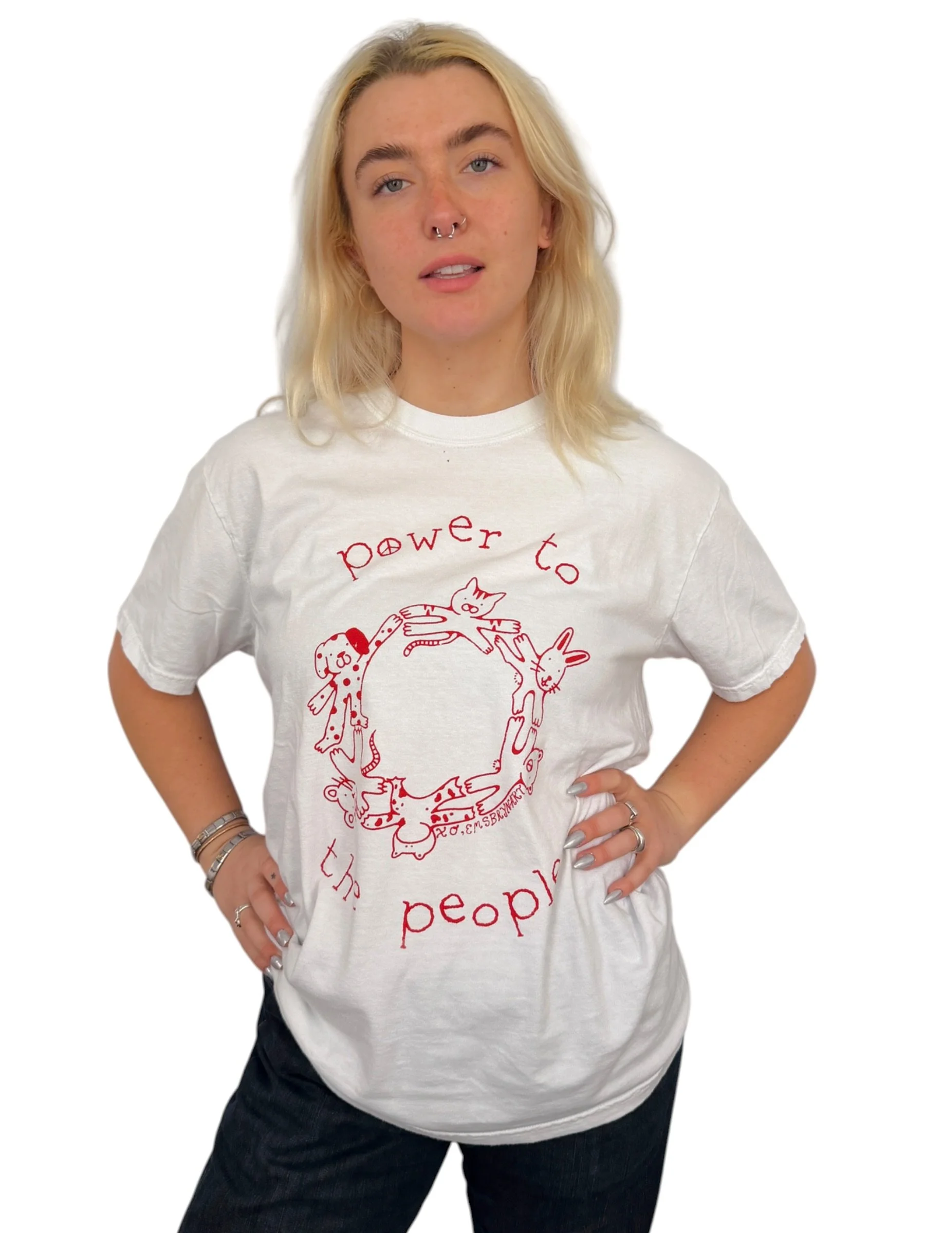 Power to the People Tee - L