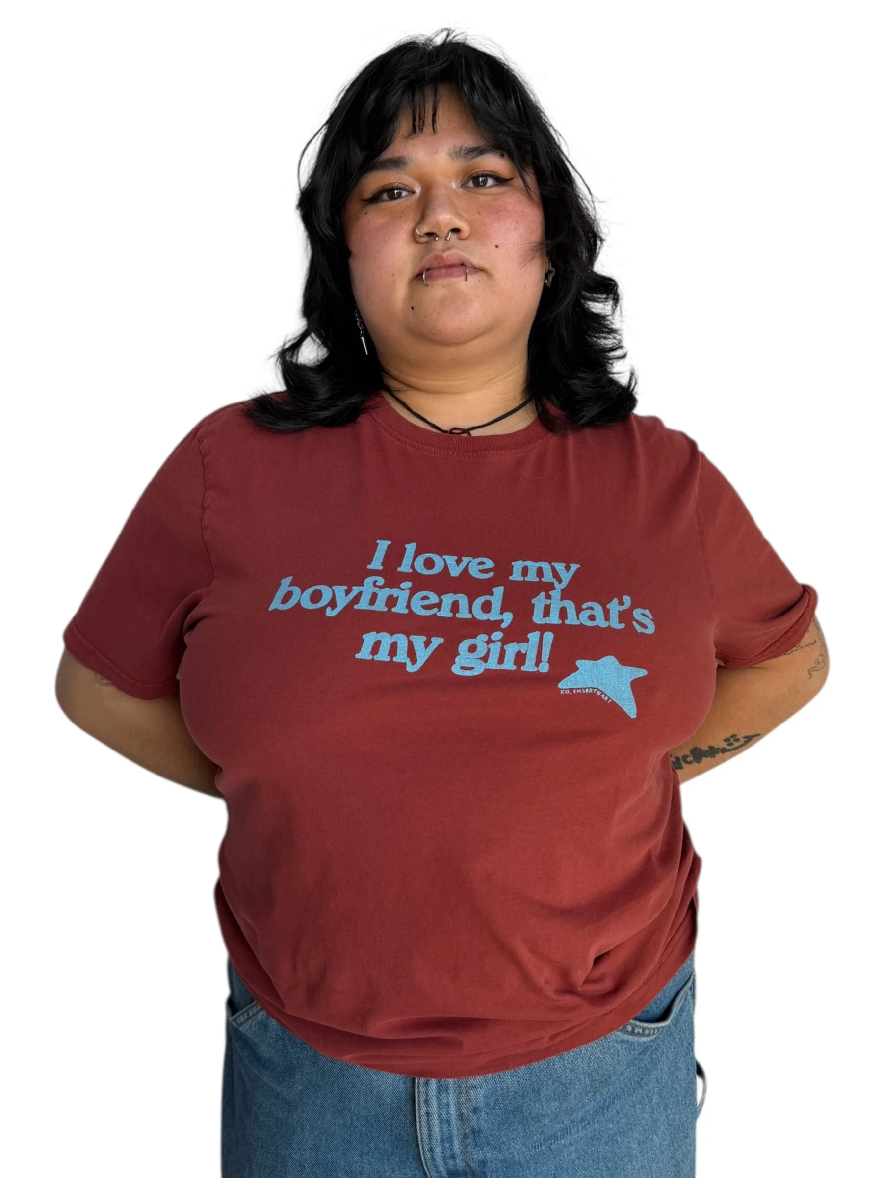 I Love My Boyfriend, That's My Girl! Tee - XL