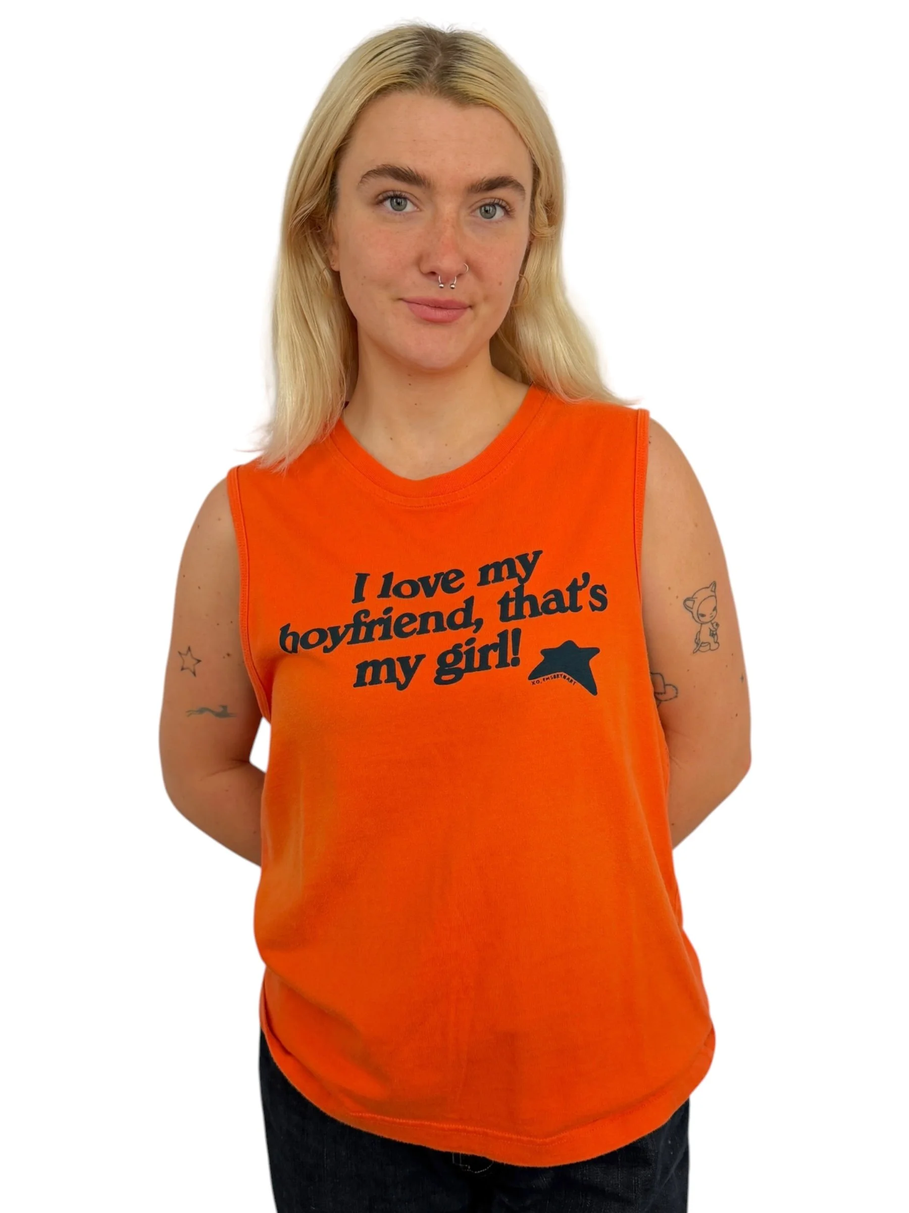 I Love My Boyfriend, That's My Girl! Cut Off - M/L