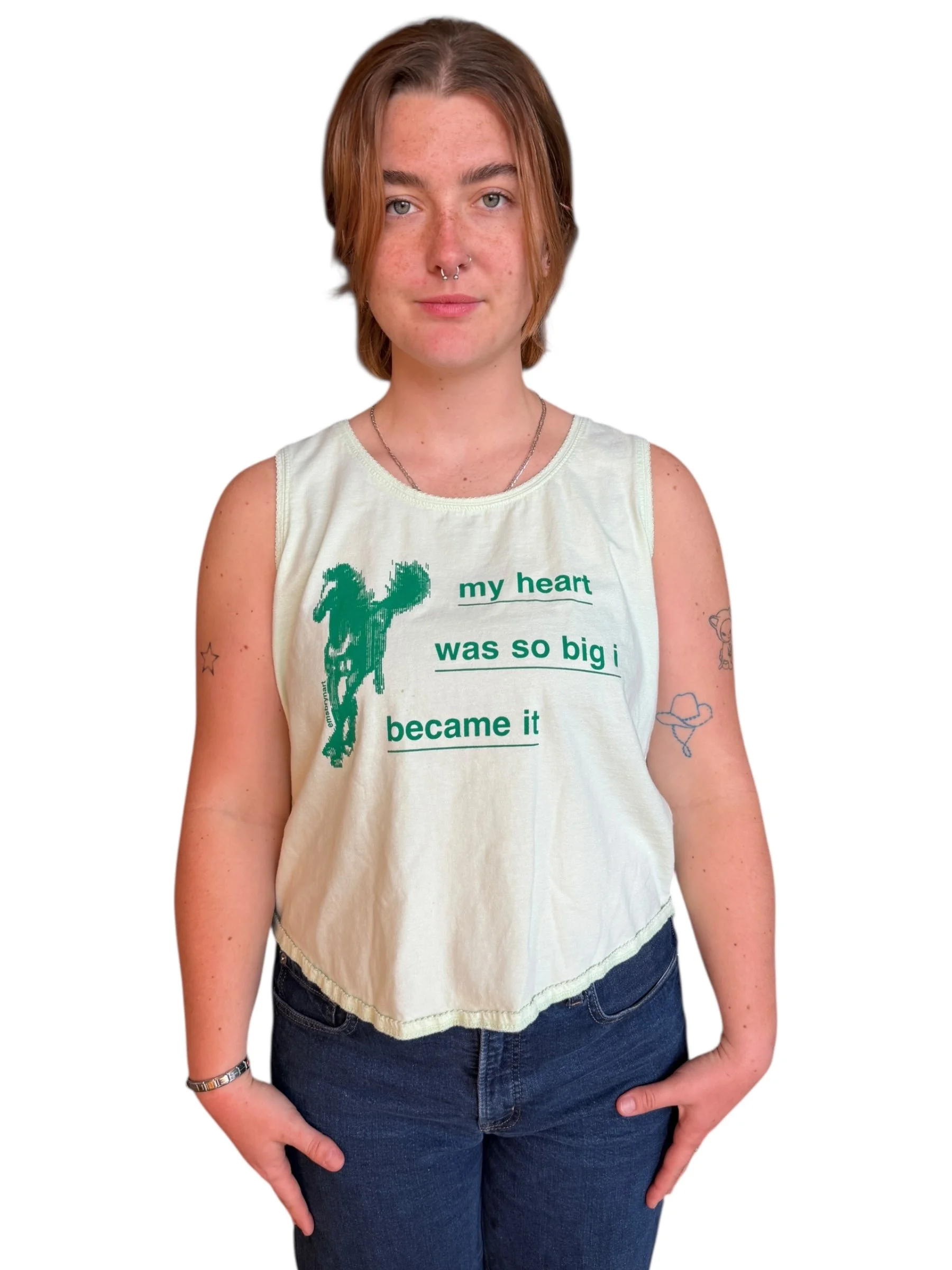 my heart was so big i became it tank - l