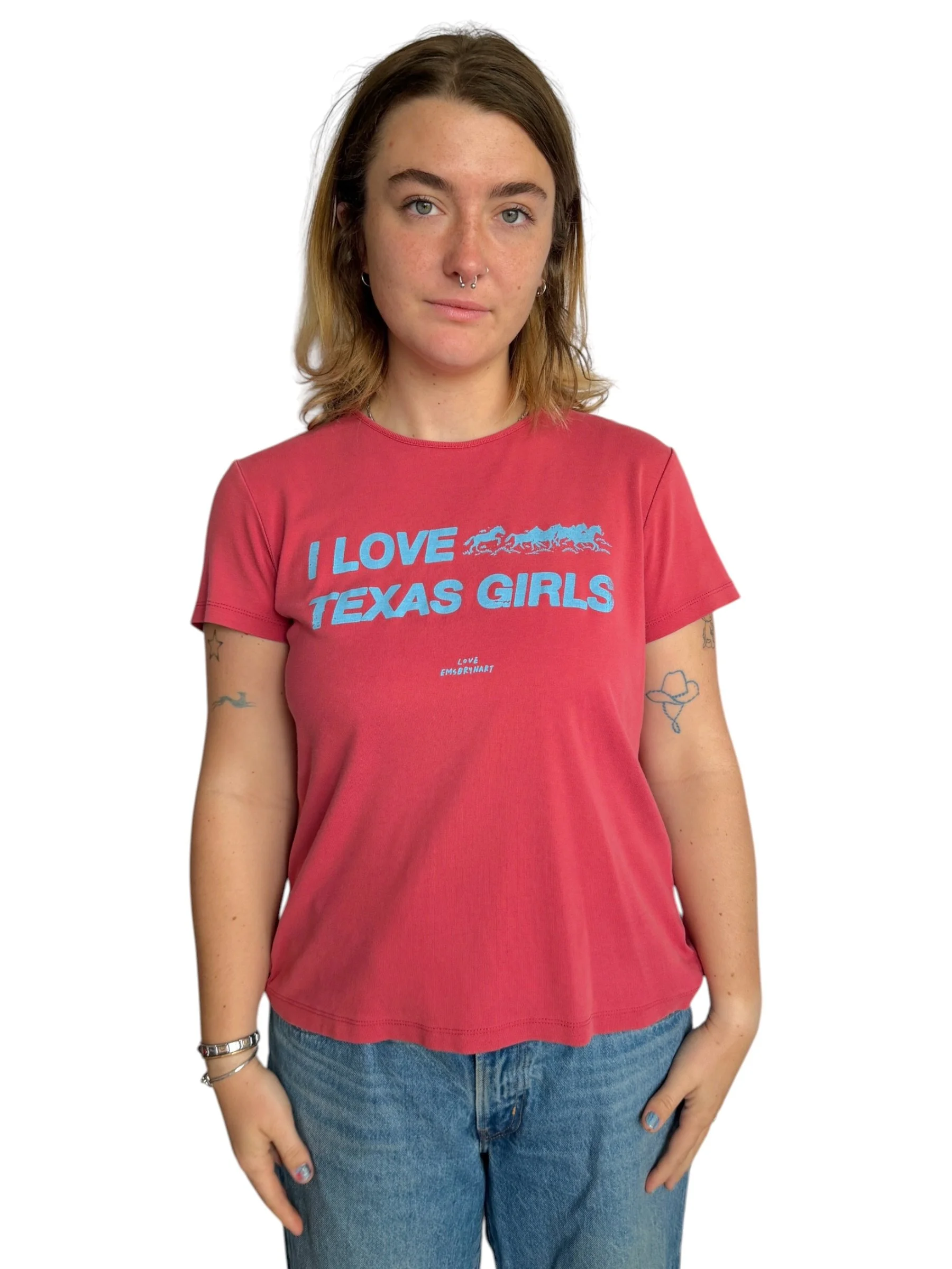 I Love Texas Girls Tee - L