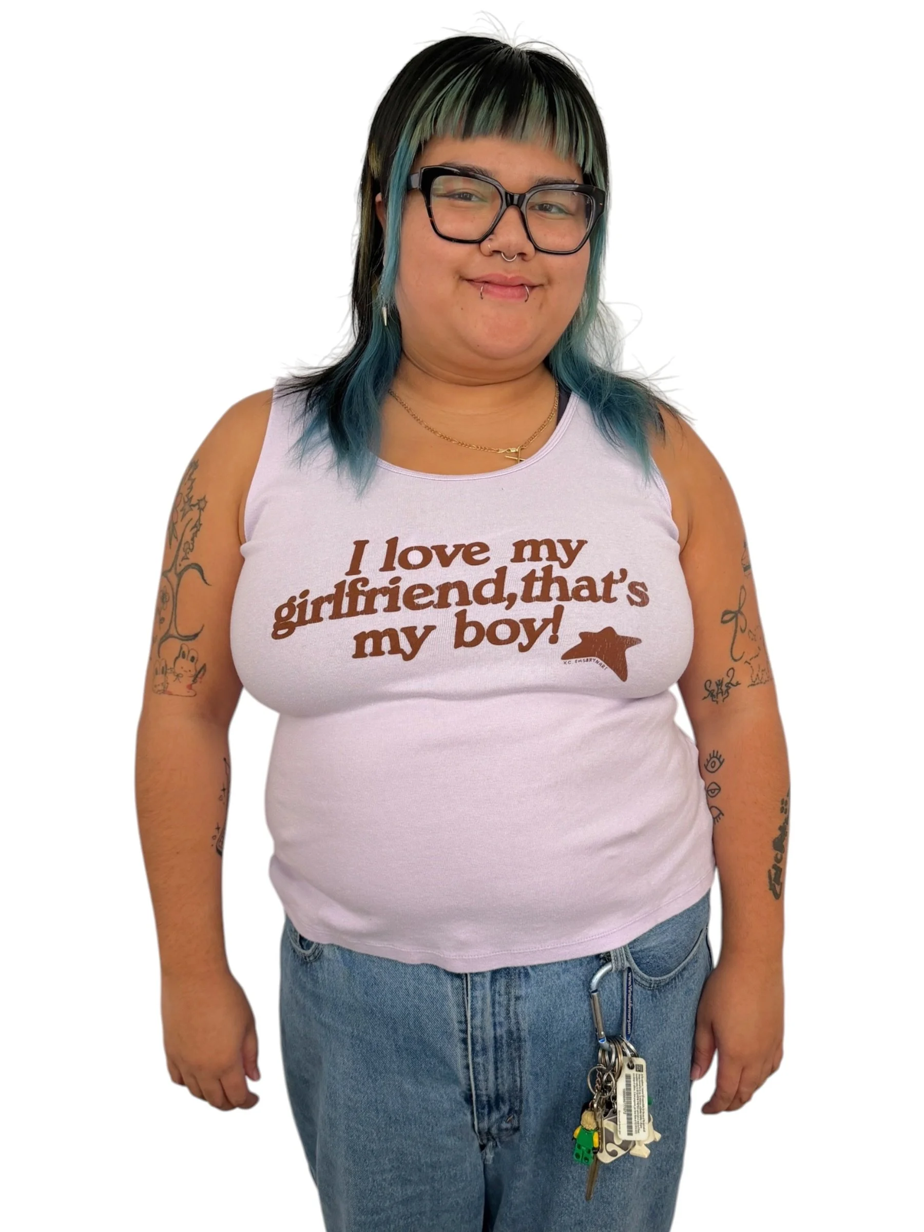 I Love My Girlfriend, That's My Boy! Tank - XL