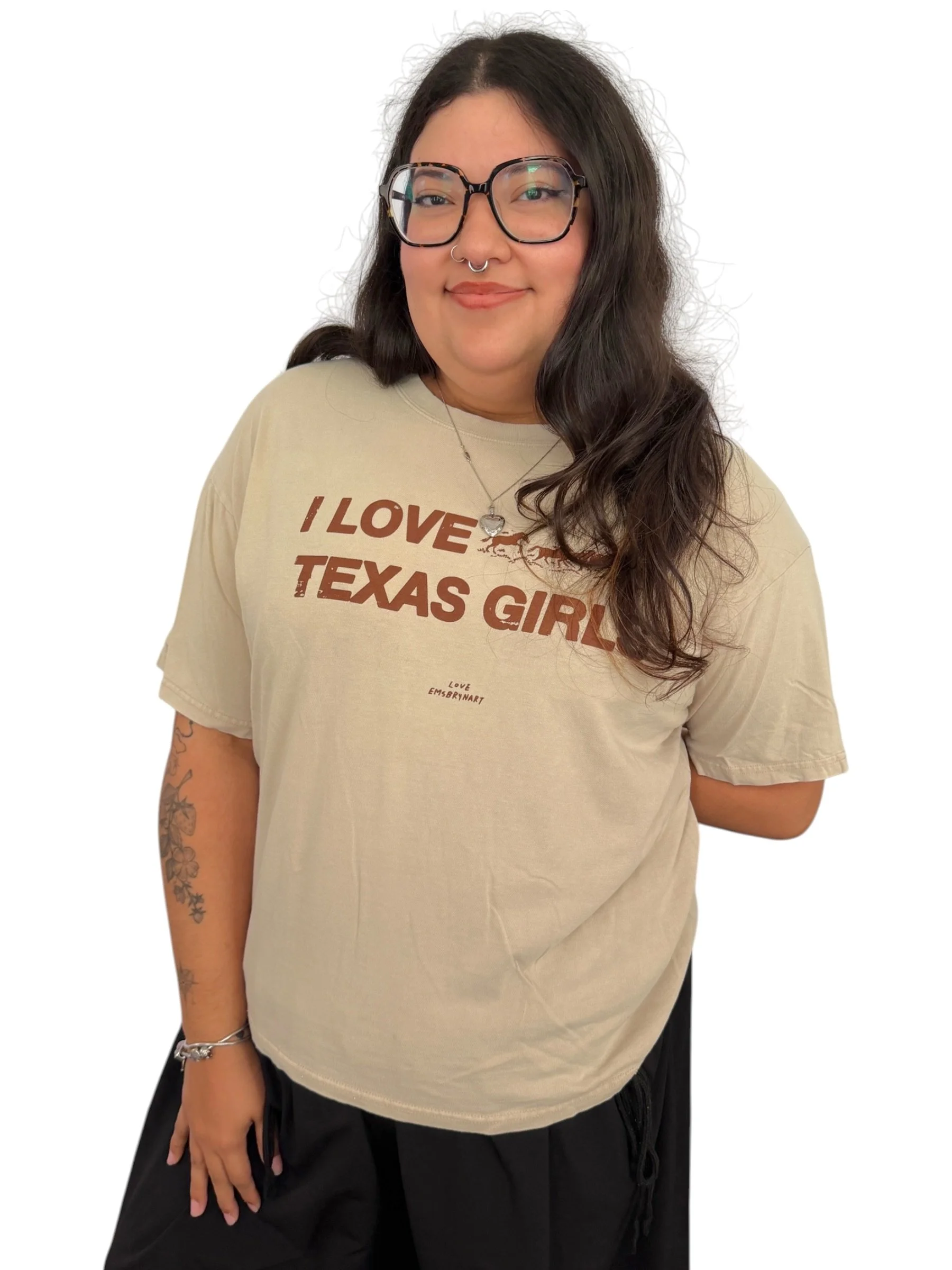 I Love Texas Girls Tee - L