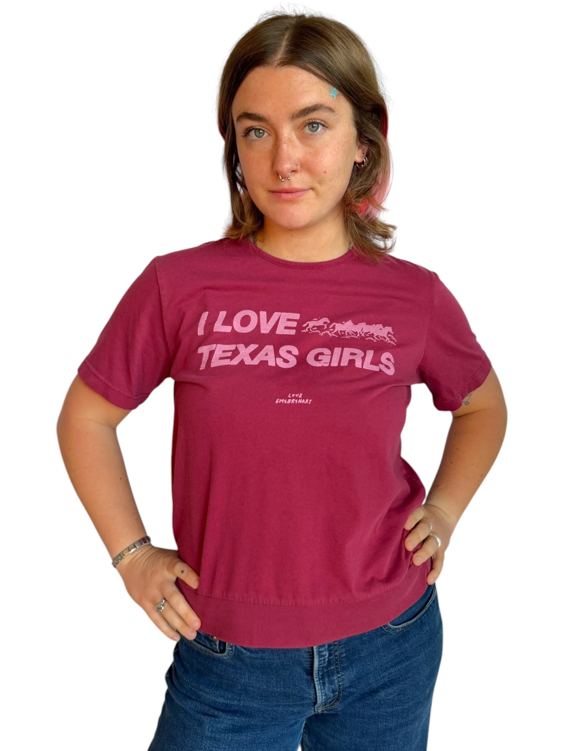 I Love Texas Girls Tee - M