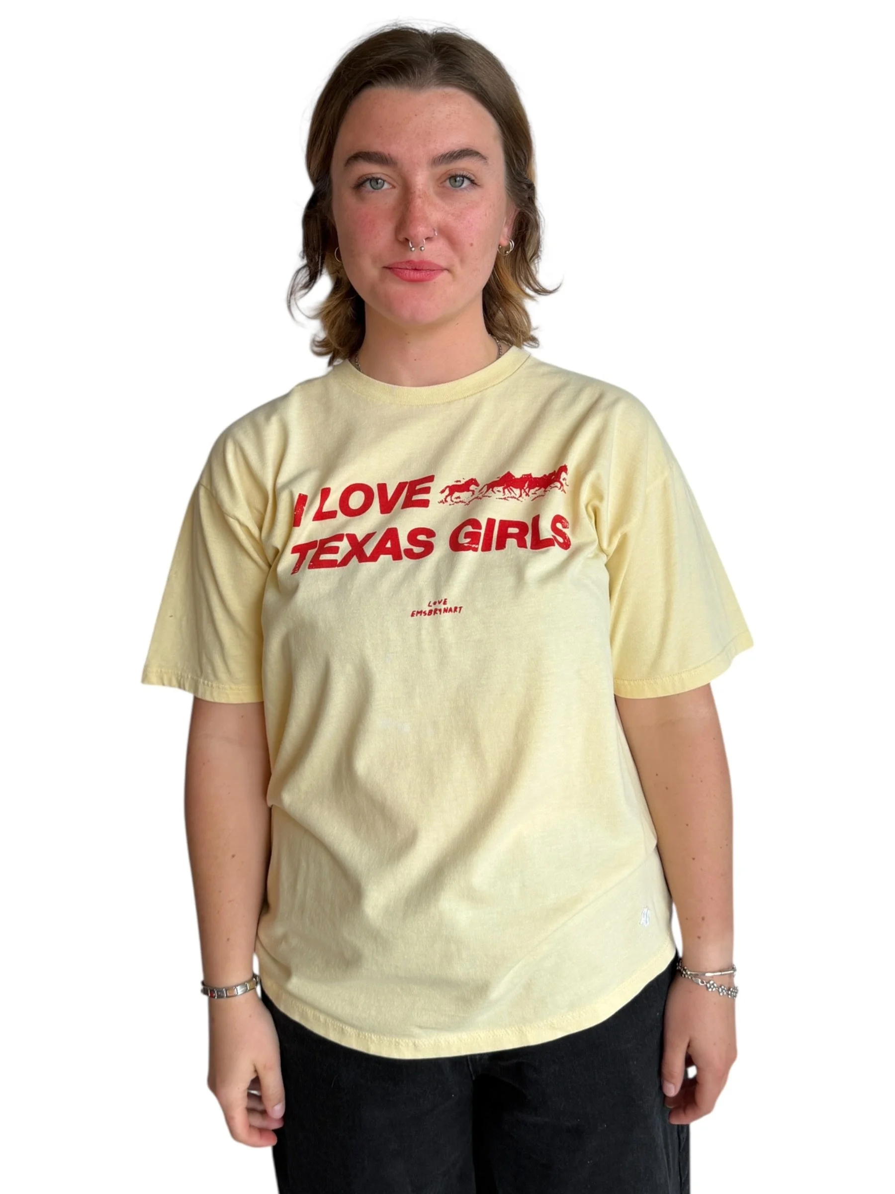 I Love Texas Girls Tee - M