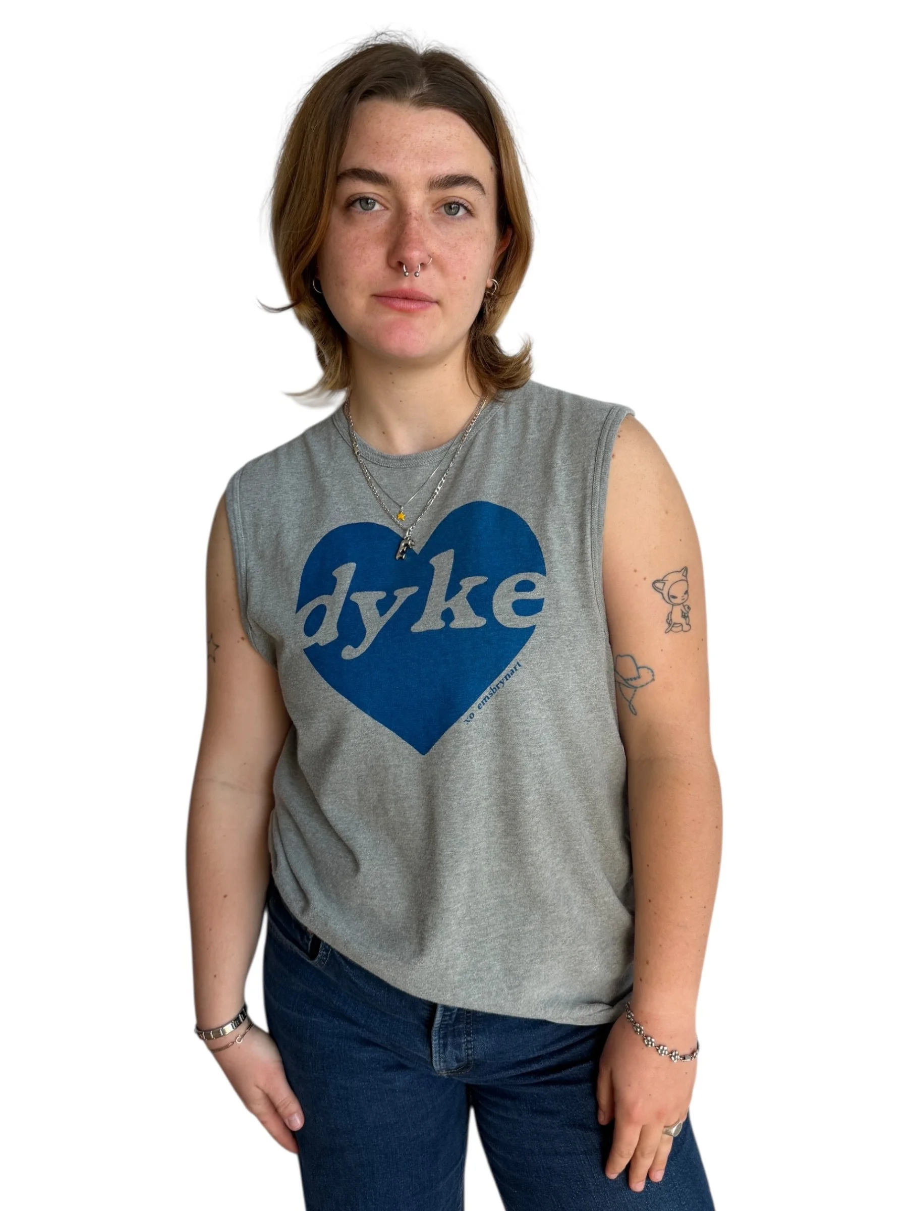 Dyke Heart Tee - M