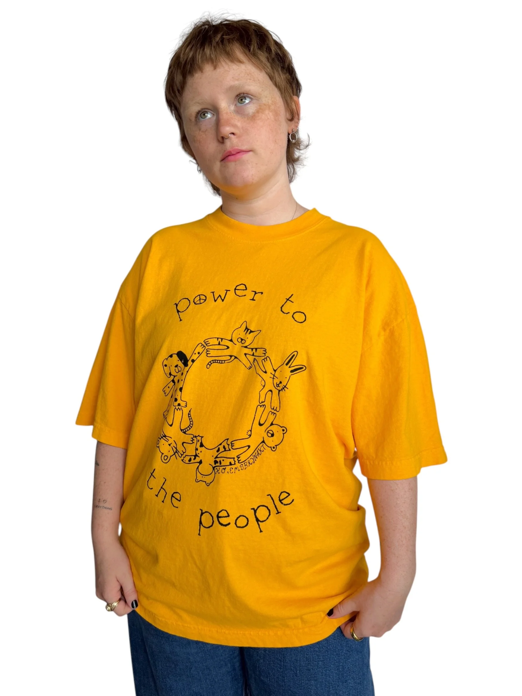 Power to the People Tee - L