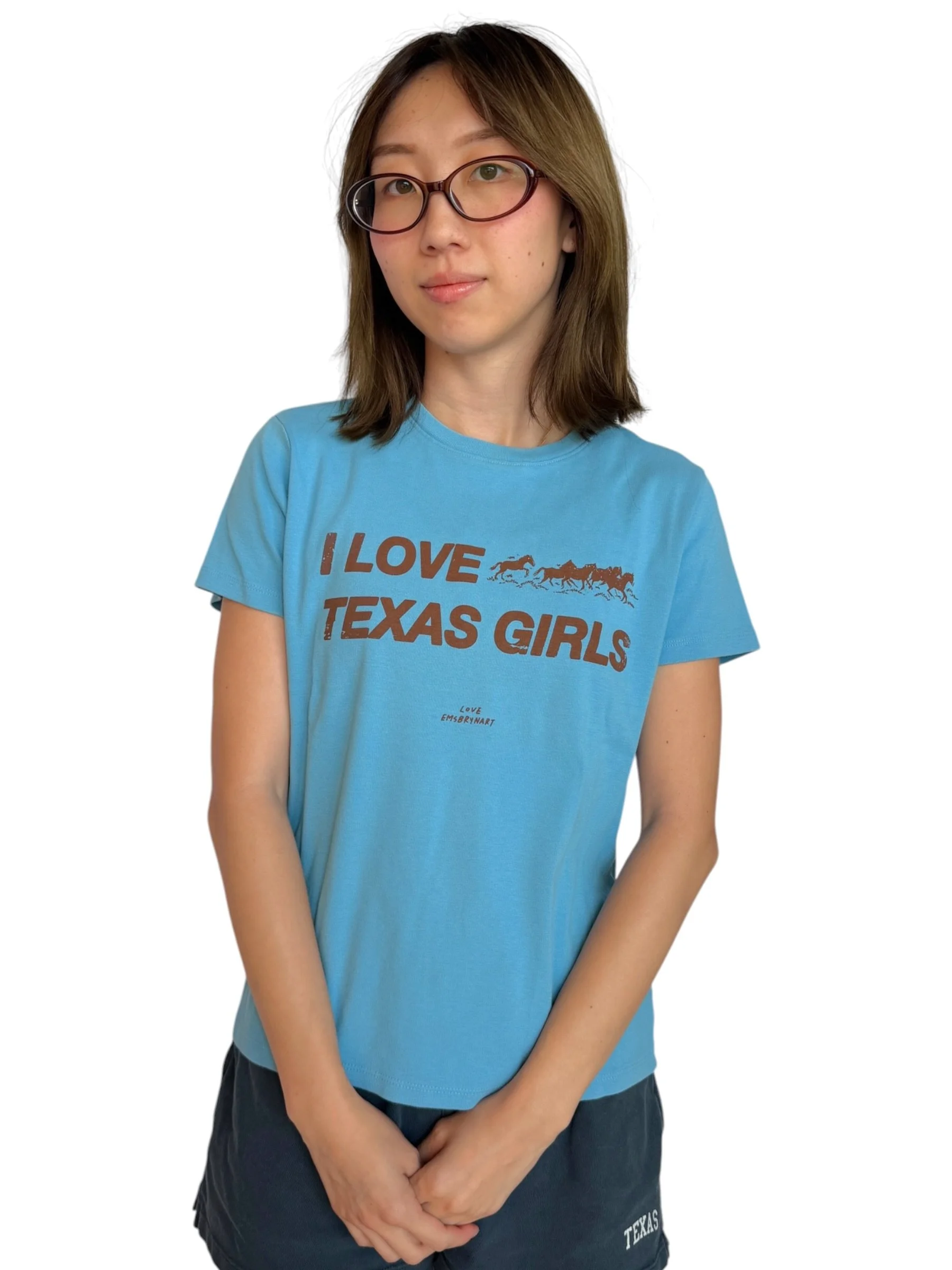 I Love Texas Girls Tee - S
