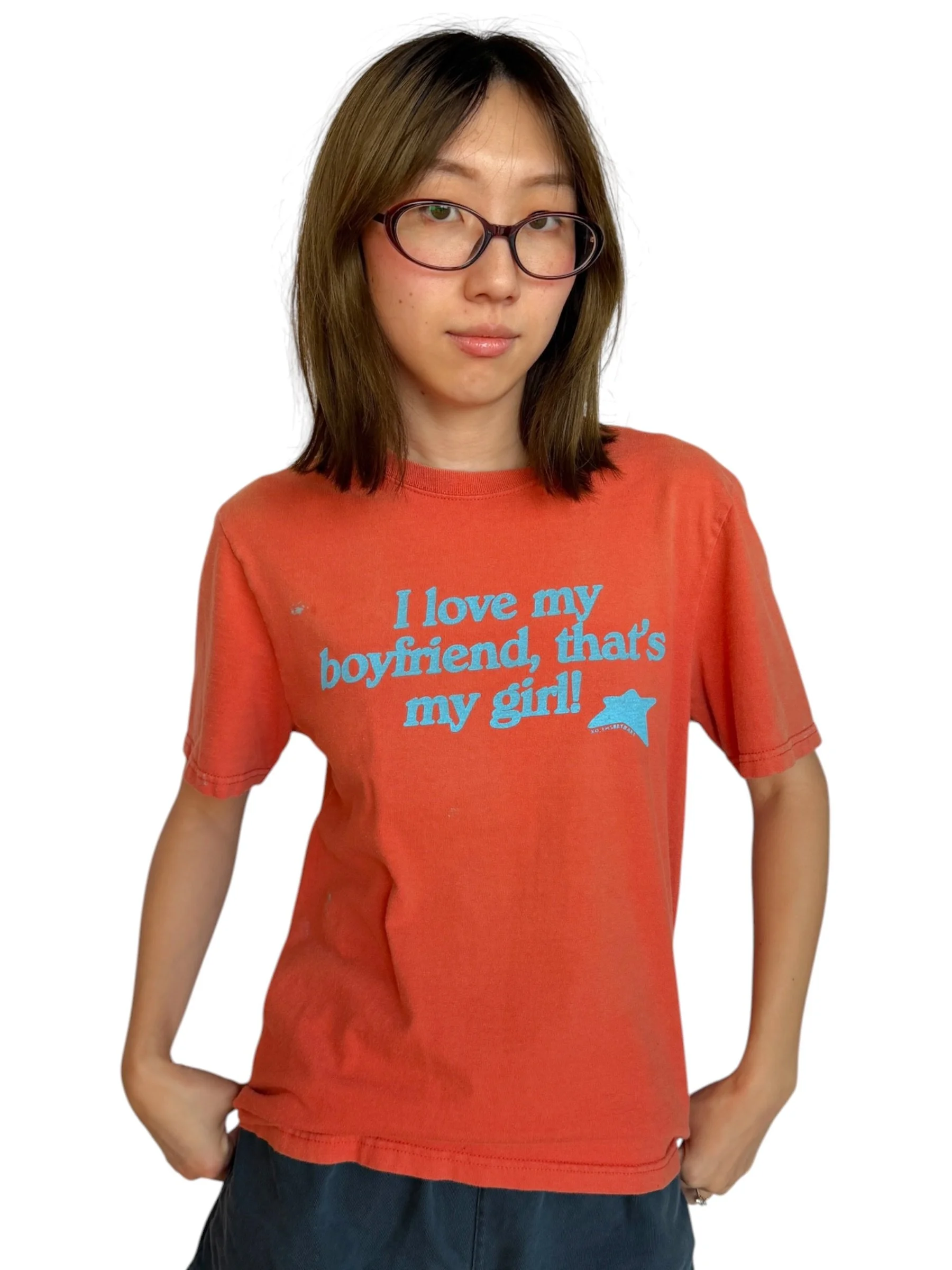 I Love My Boyfriend, That's My Girl Tee - S