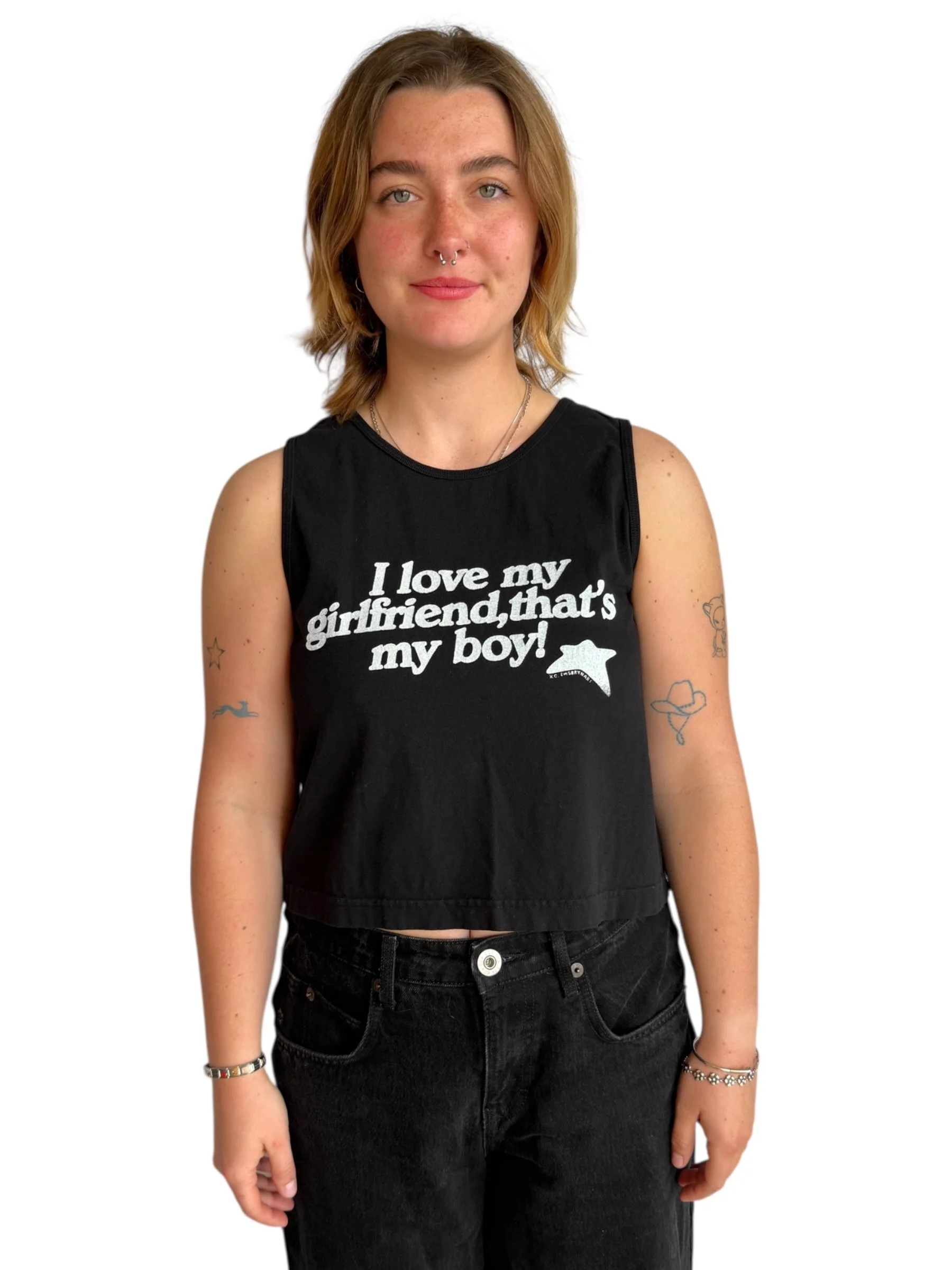 I Love My Girlfriend, That's My Boy Tank - M