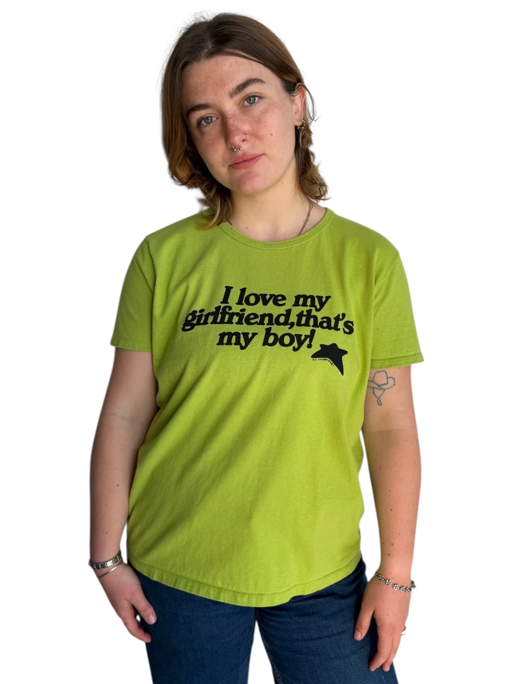 I Love My Girlfriend, That's My Boy! Tee - L