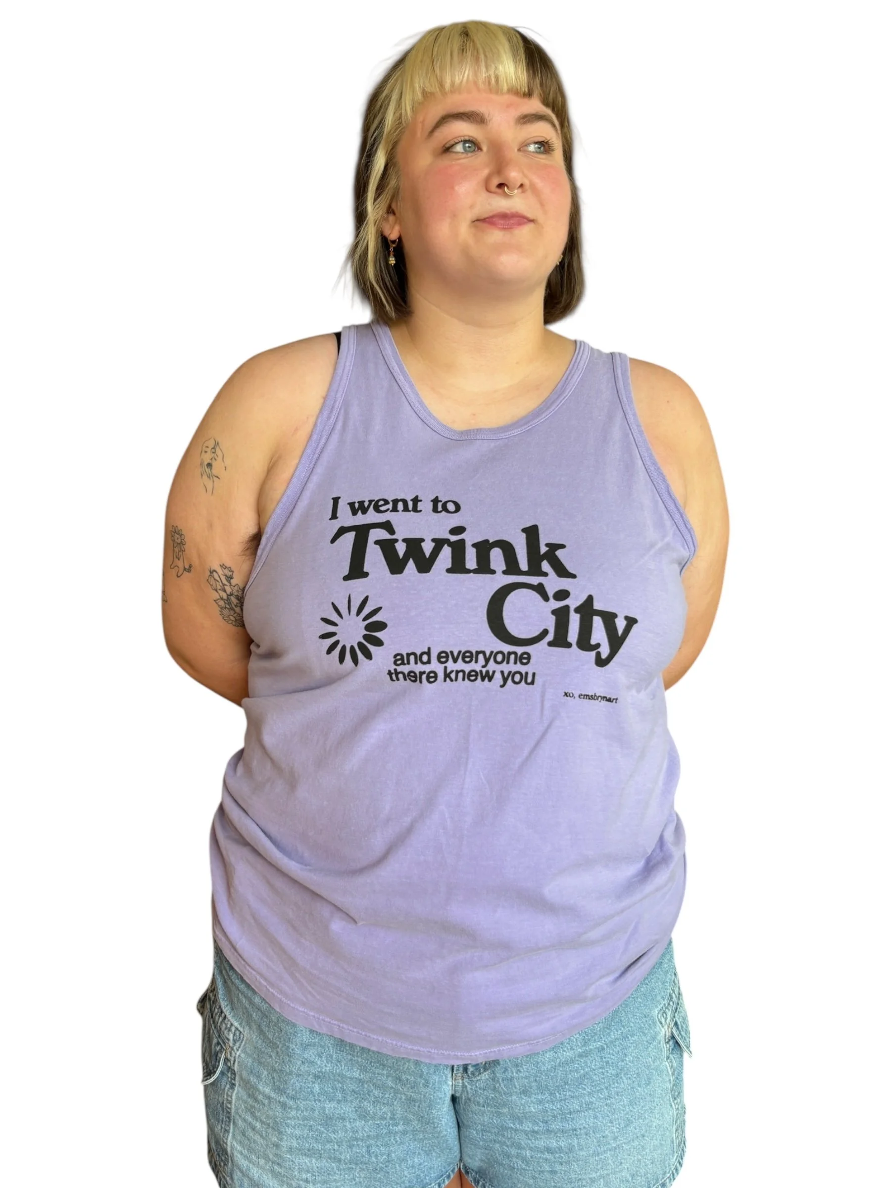 twink city tank - xl