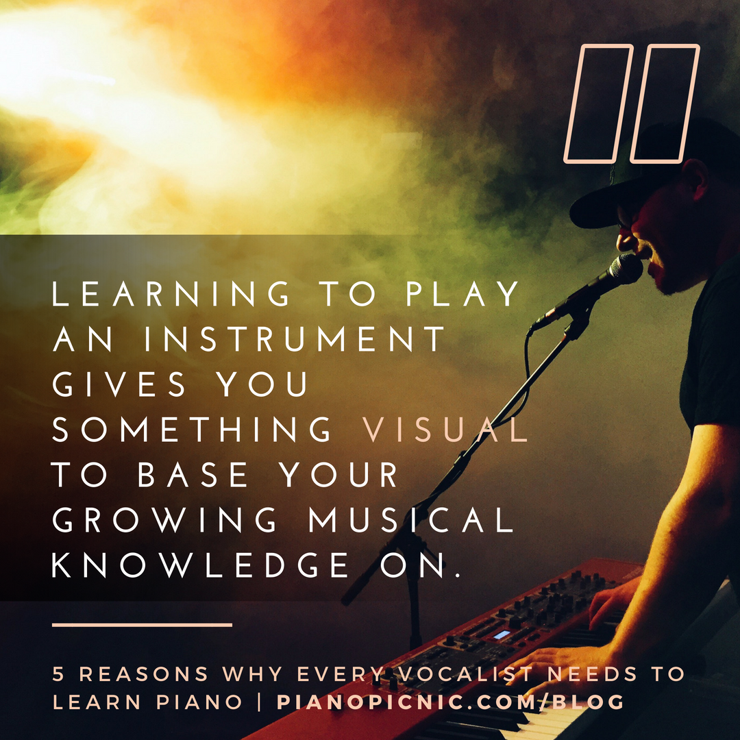 5 reasons why every vocalist NEEDS to learn piano.