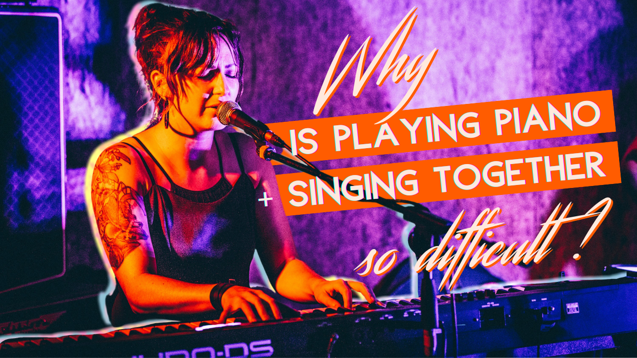 Why is playing piano and singing together so difficult?