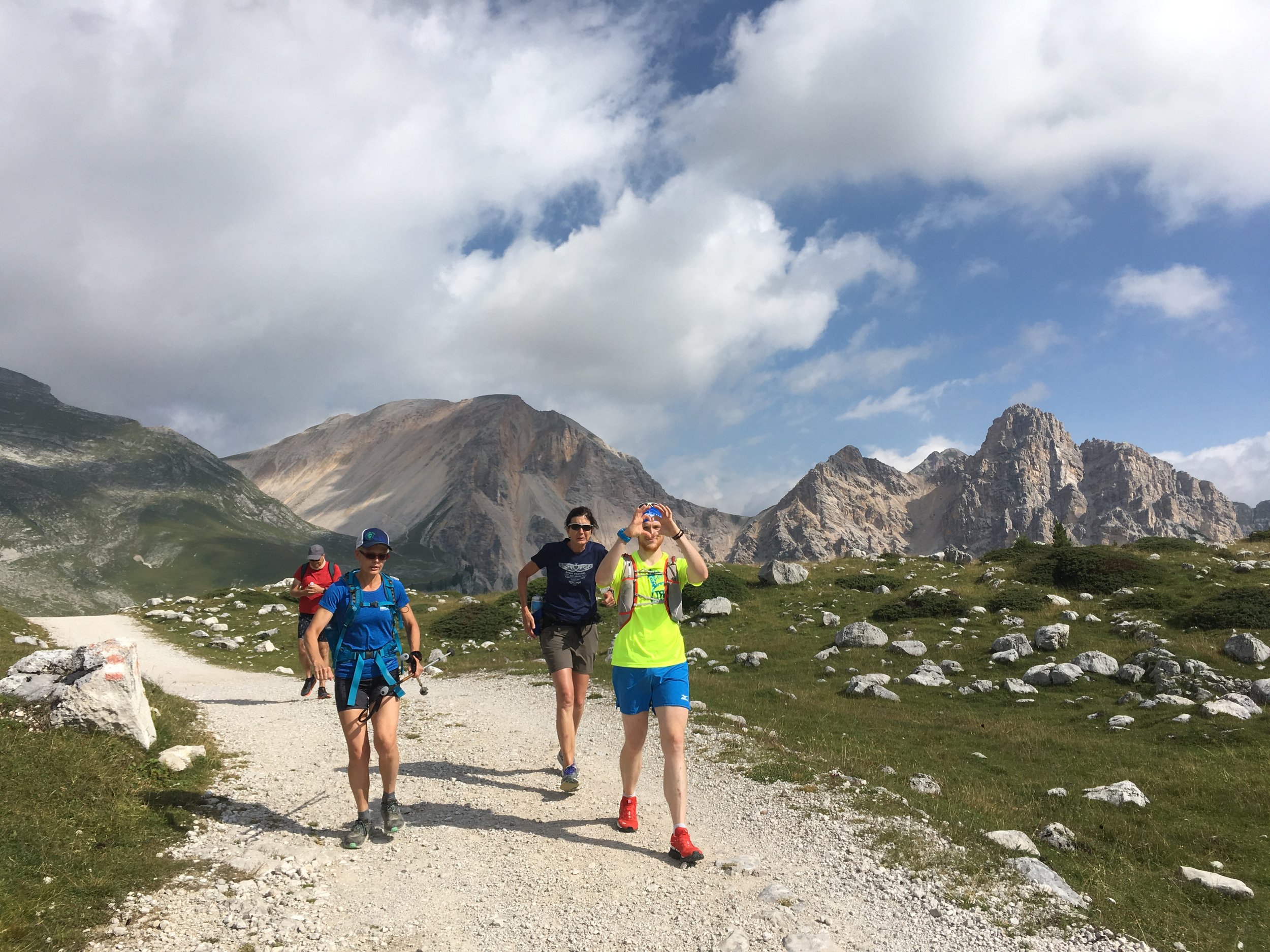 Dolomites Trail Running Alta Via 1 Hut to Hut RIfugio Fanes to Rifugio Lagazuoi