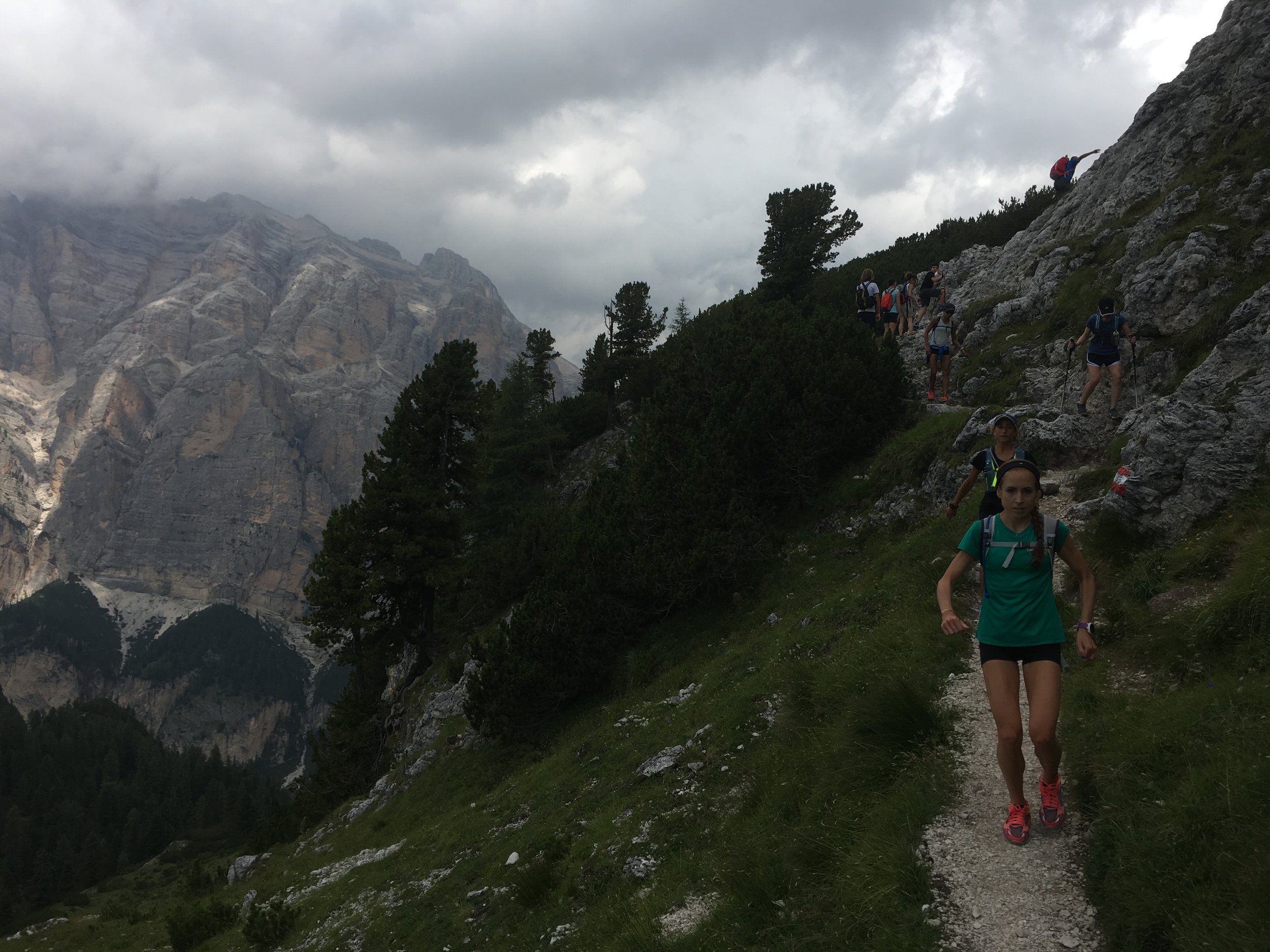  Dolomites Trail Running Alta Via 1 Hut to Hut RIfugio Fanes to Rifugio Lagazuoi 