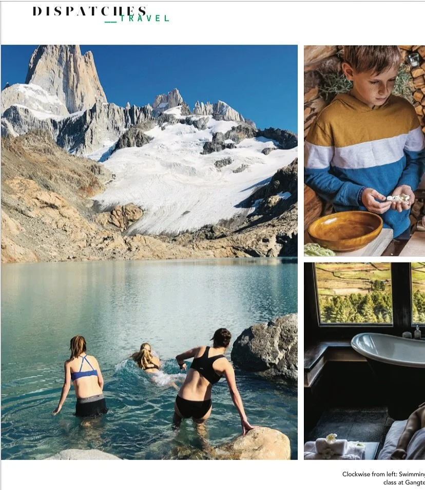 Dip into the New Year Southern Hemisphere style on our Patagonia Runcation! Recognized as a top wellness retreat by @outsidemagazine , our Level 2 Patagonia Runcation delivers glaciers, perfect trails, and culture of Argentine Patagonia. 

Join us Ja