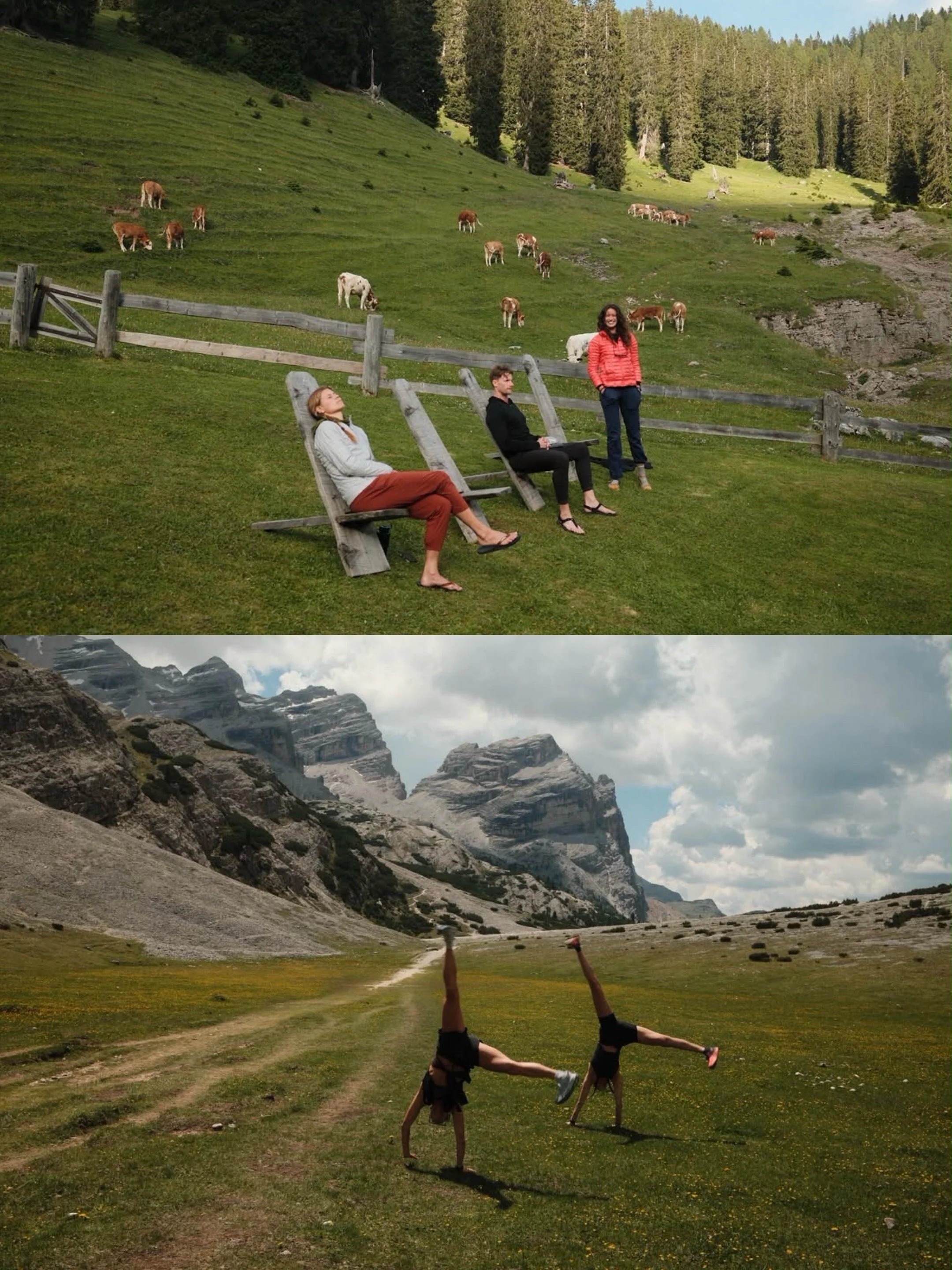 Love these film snaps from @simon_bell_ from their self-guided Dolomites adventure, or as @jords_bell refers to it &ldquo;the trip that has now ruined all other trips for me.&rdquo; Thanks for sharing them with us! 
🤸&zwj;♀️ 🤸&zwj;♀️ 

We&rsquo;ve 