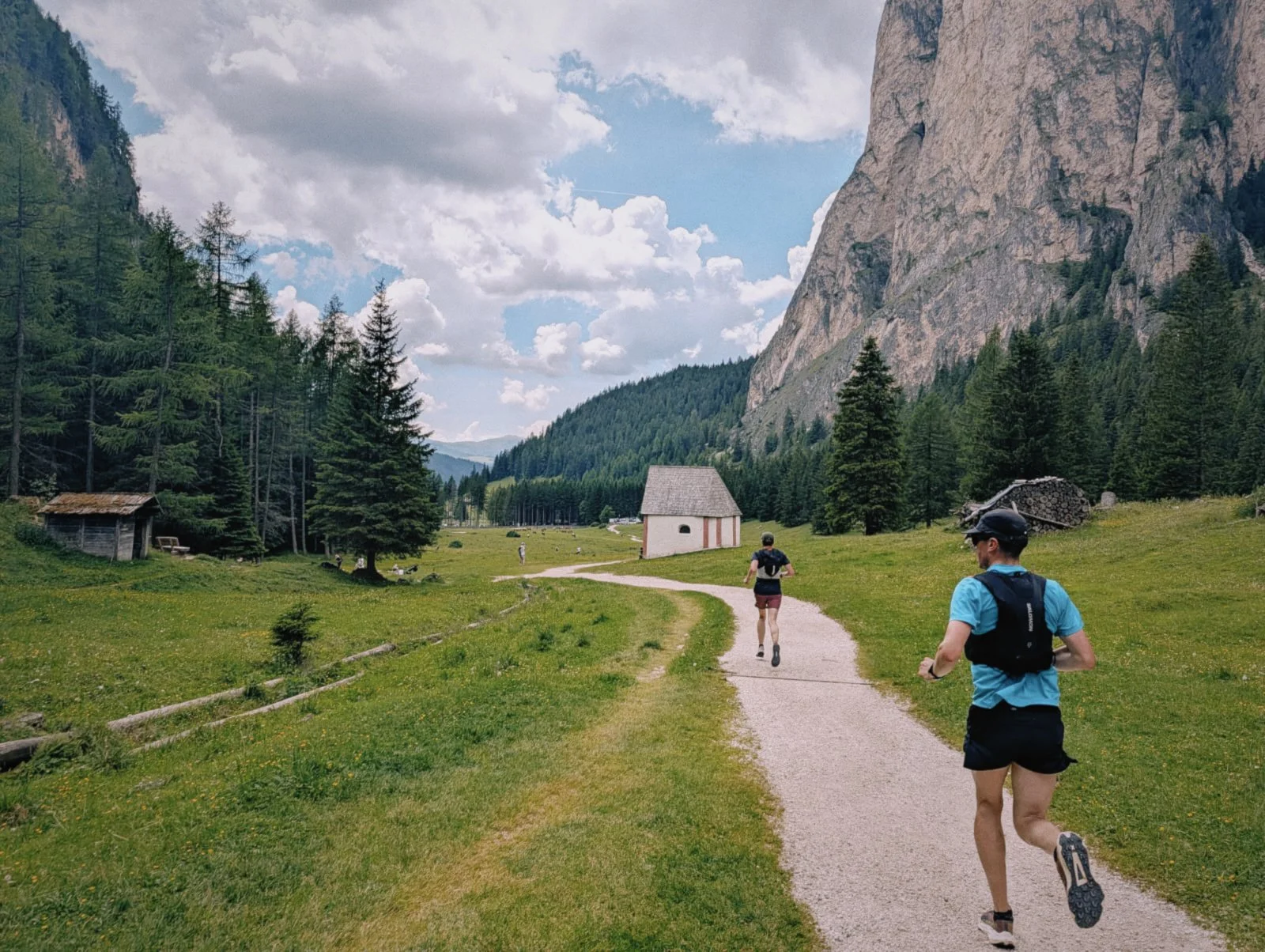 4-star wellness hotel in green Dolomite valley after trail running in Puez Odle Nature Park"
