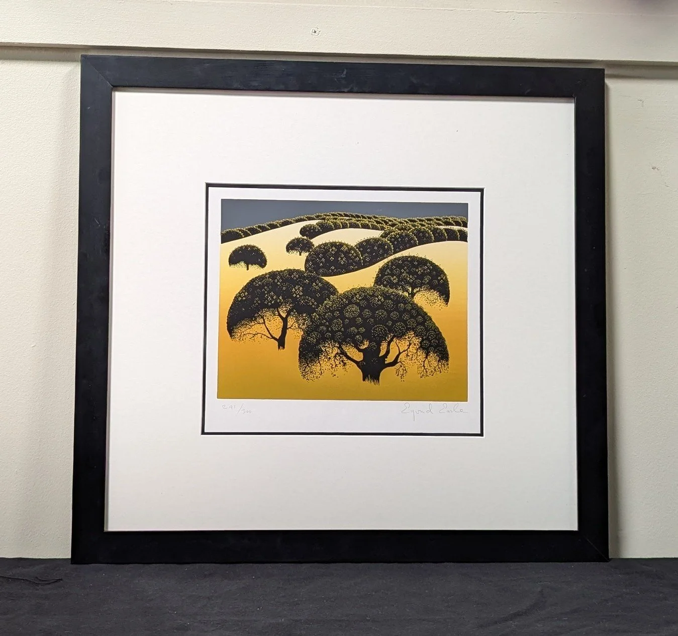 Eyvind Earle: Santa Ynez Oaks, 1974