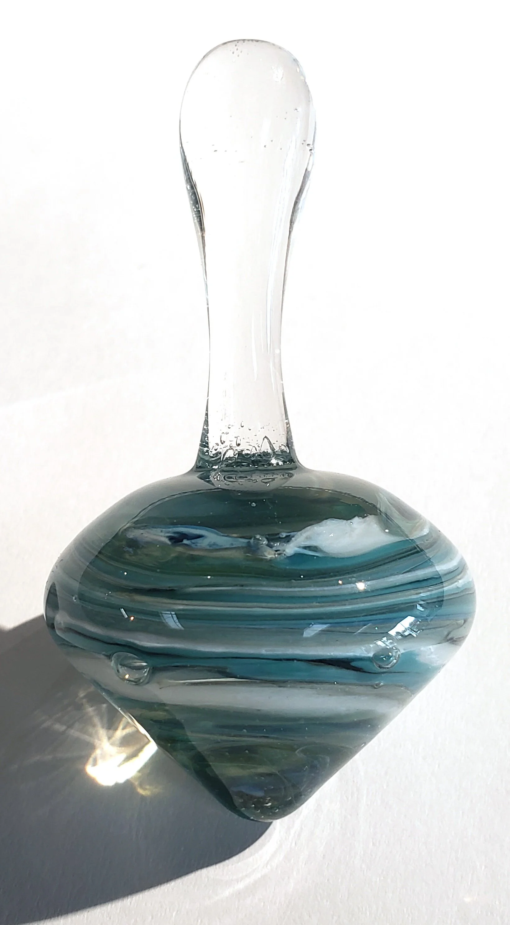 Anita Caress: Teal Swirl Top