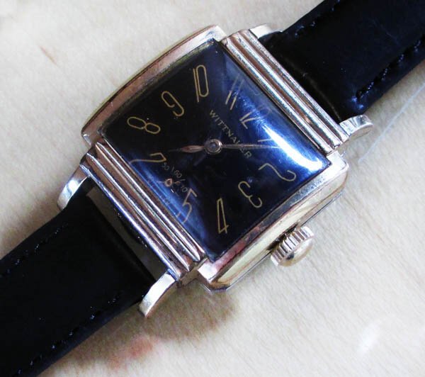 Wittnauer 1940s Black Dial