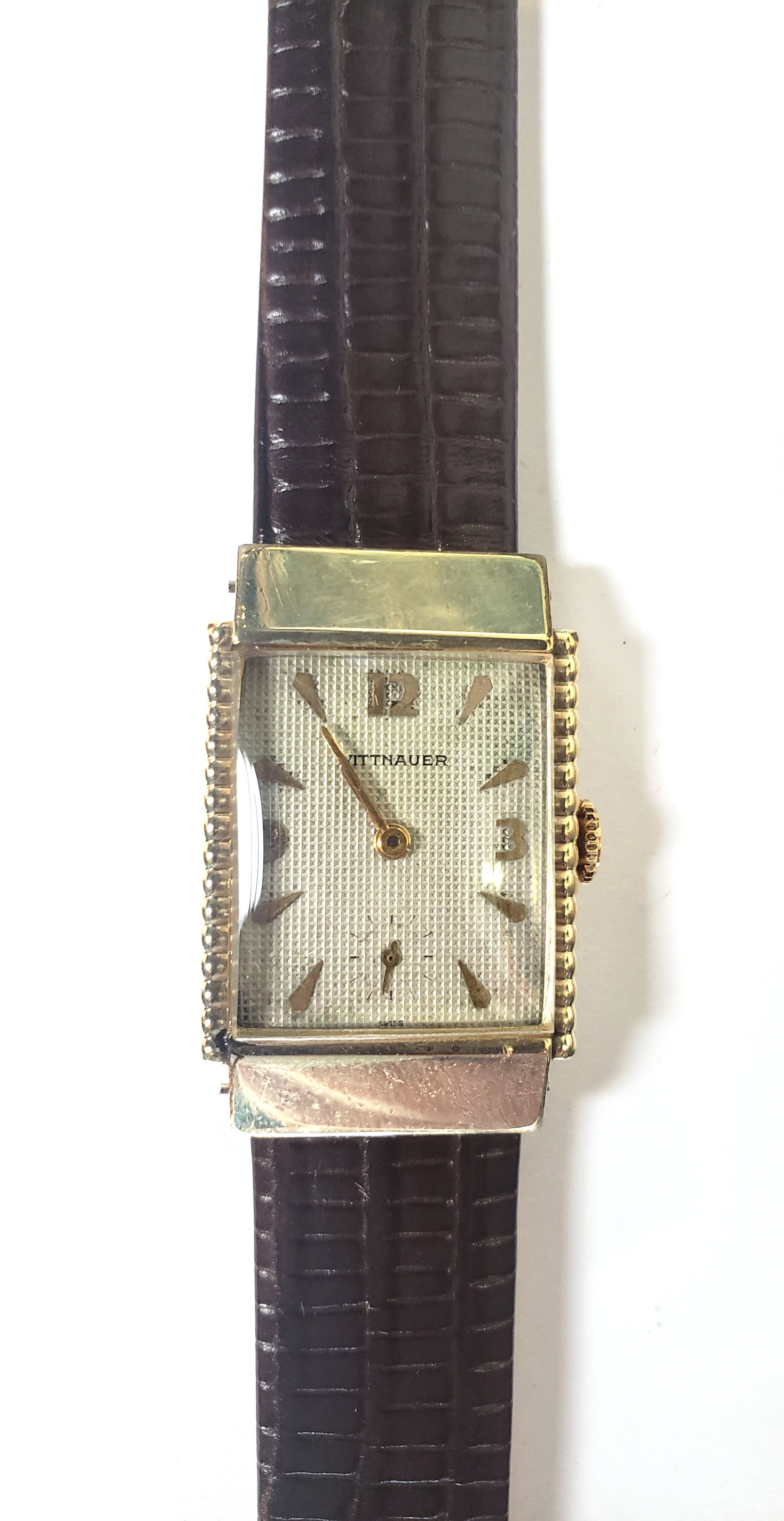 Wittnauer 1940s Patterned Dial