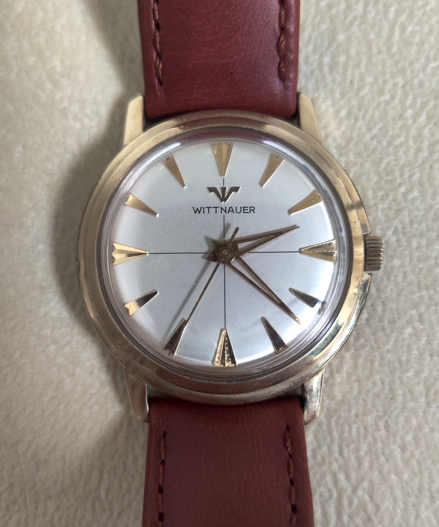 Wittnauer 1960s Gold Arrow Hour