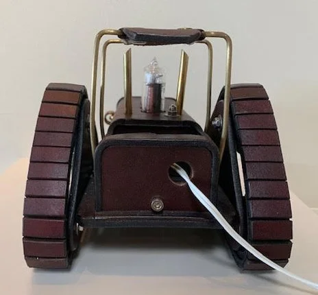 Leather Lab Nixie Tractor Clock Back View  $525.jpg