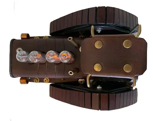 Leather Lab Nixie Tractor Clock Top View  $525.jpg