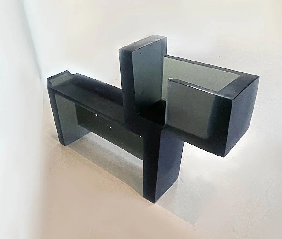 Sramkova Ivana Cubist Cast Glass Dog  View Three $10,900.jpg