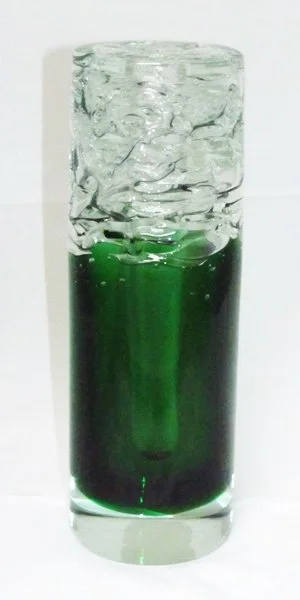 Frantisek Vizner: Green Whirlpool Vase