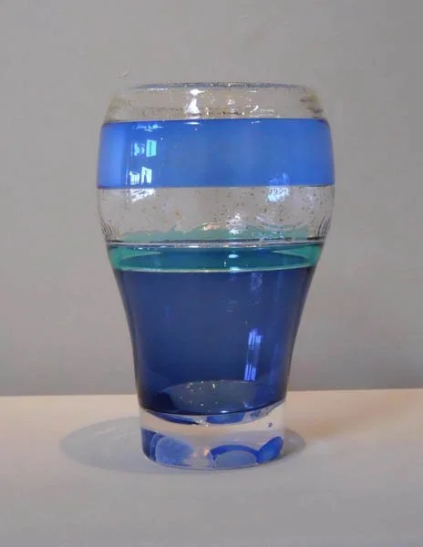 Akiko Wajima:  Blue Glass Vase