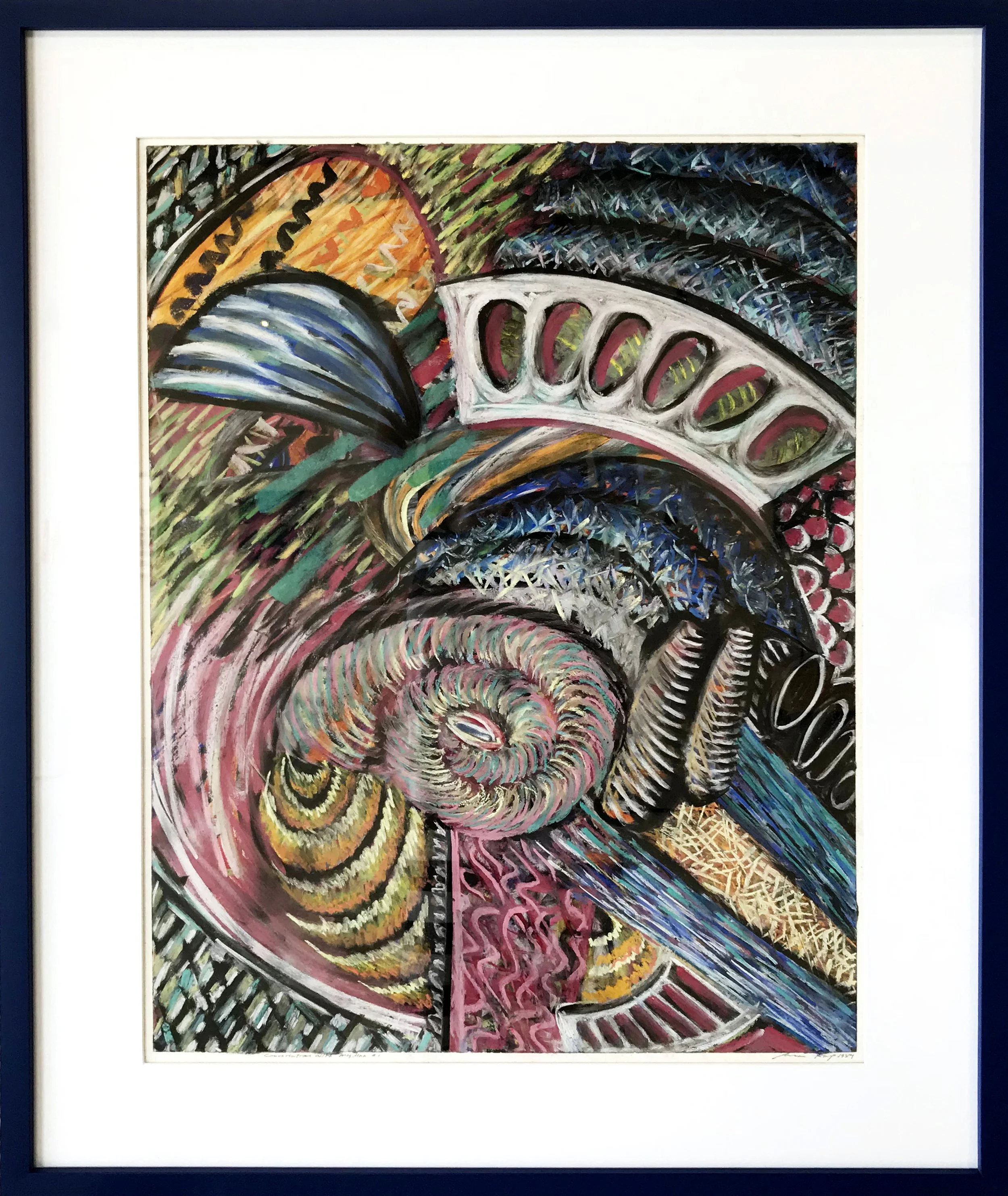 Aaron Karp: Conversations with Megilla #1, 1984