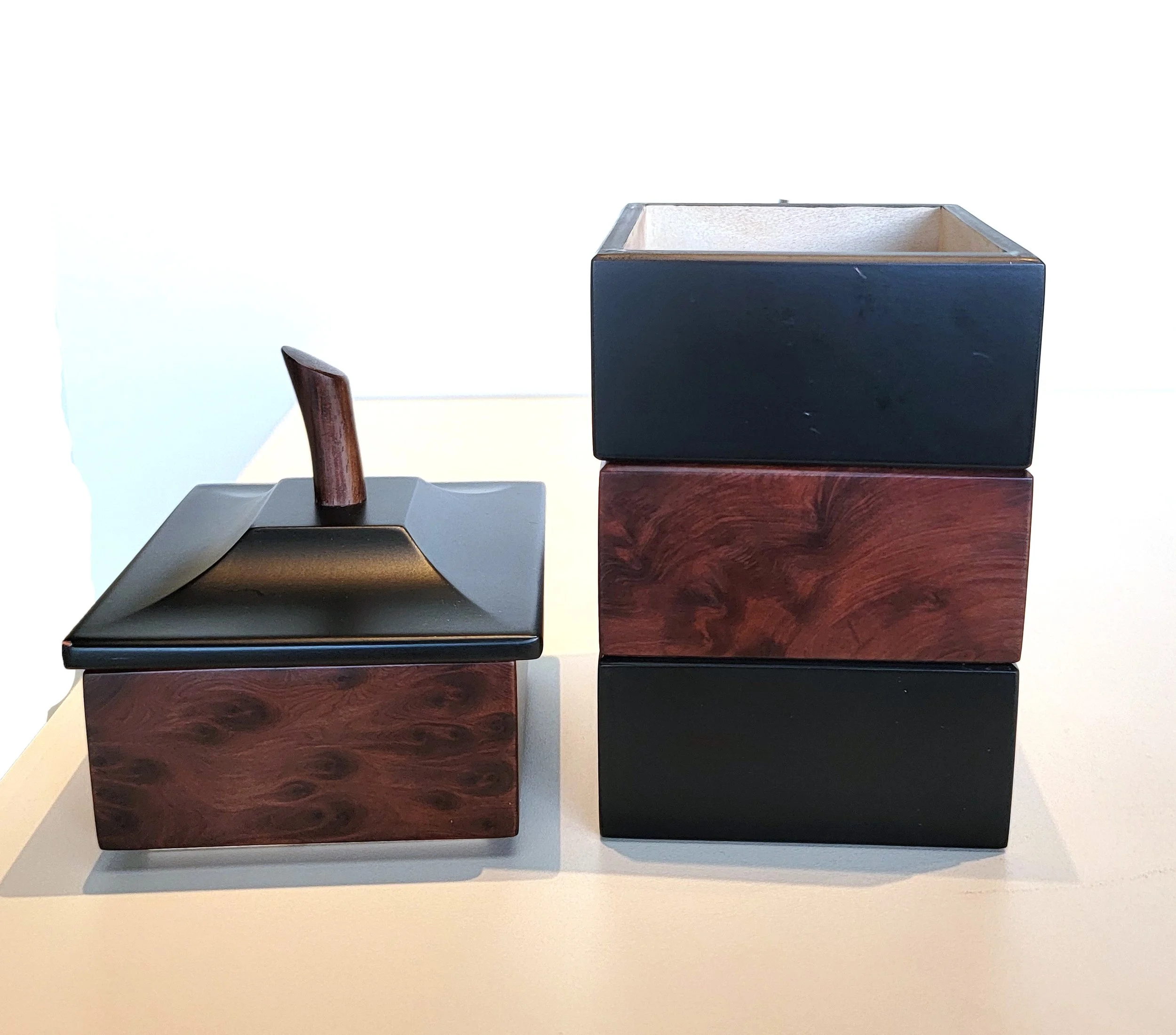 Randy Cook Stacked Boxes, Top Box Removed $250.jpg