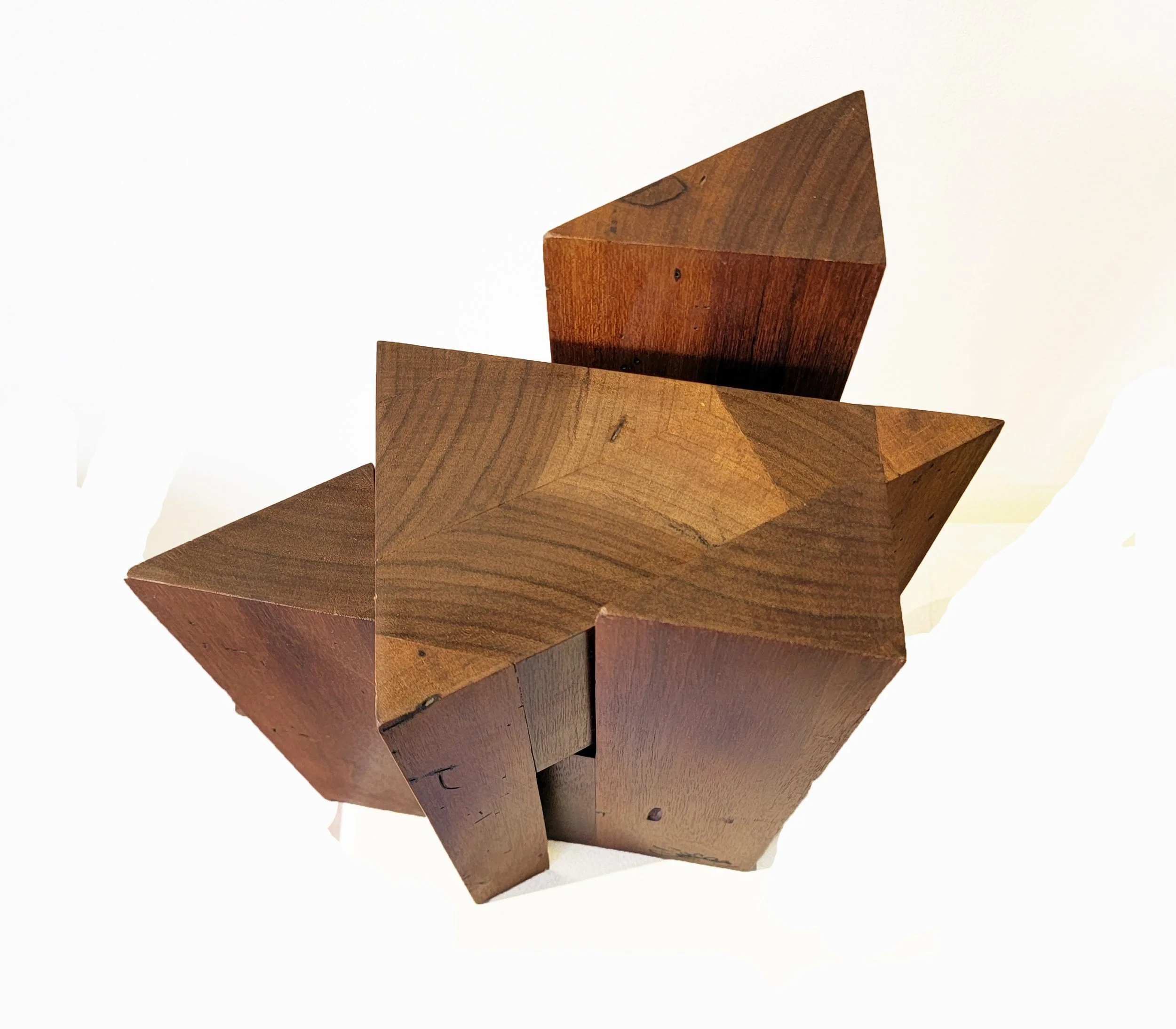 Standing Abstract Wooden Sculpture, Artist Unknown  $250.jpg