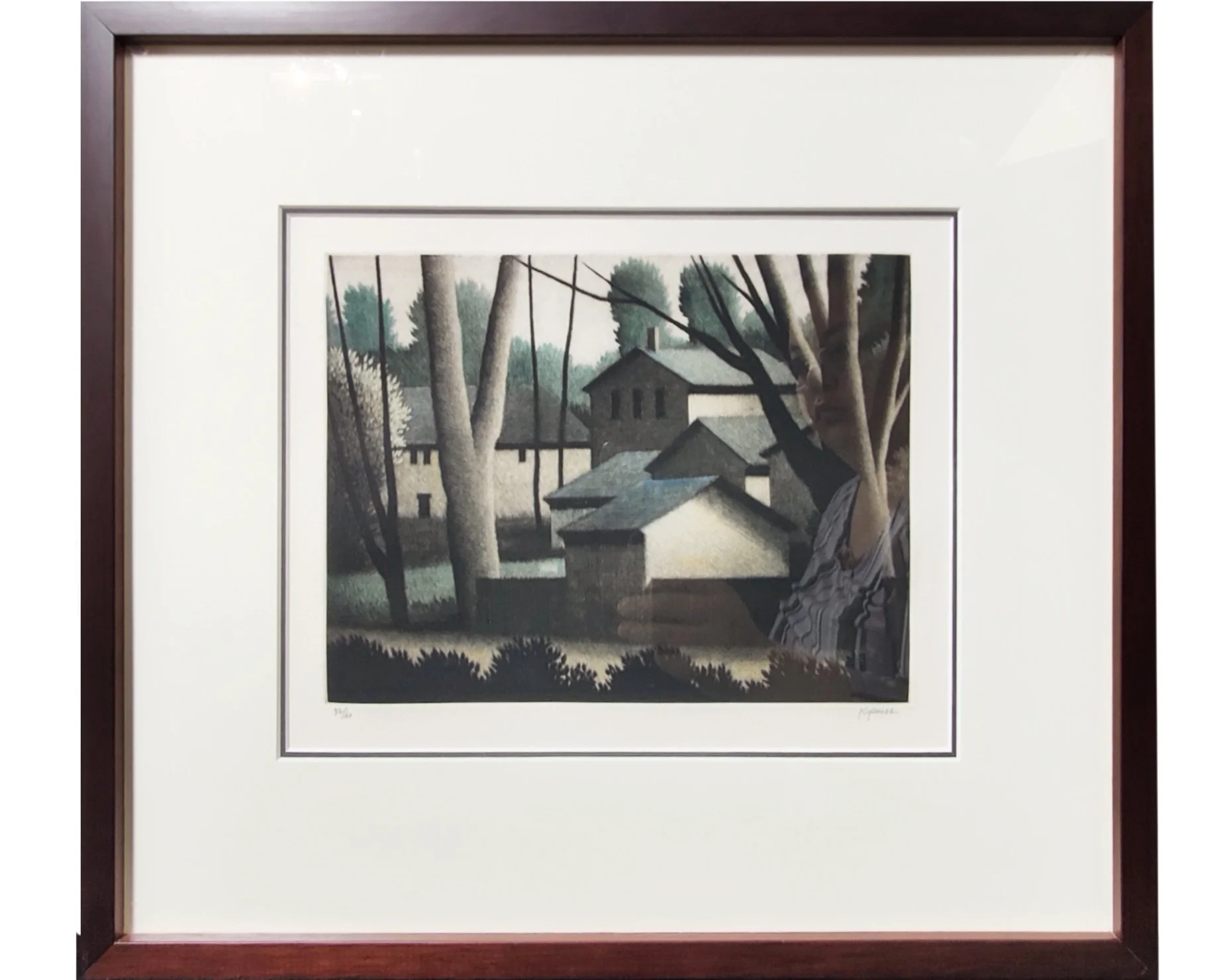 Robert Kipniss: Backyard, Elsah, 1992