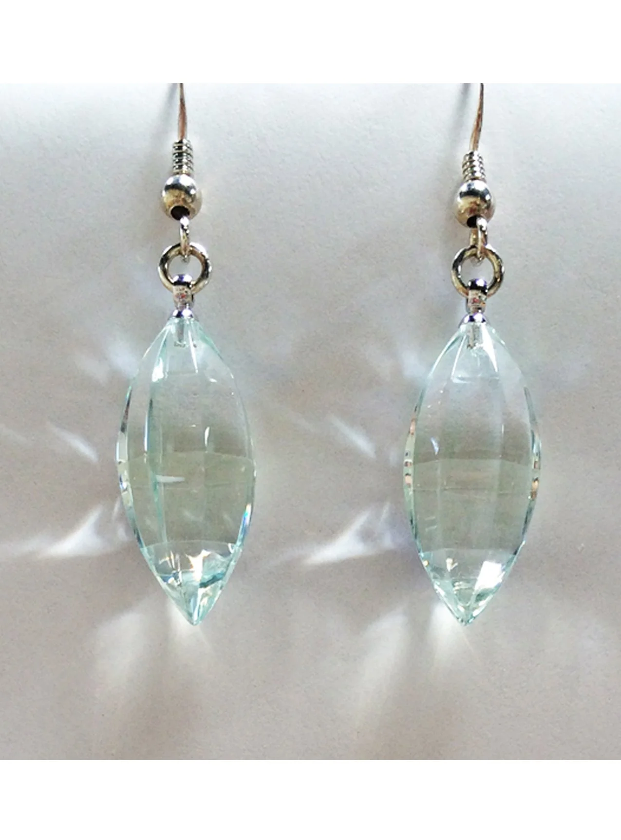 Clear Seed Earrings