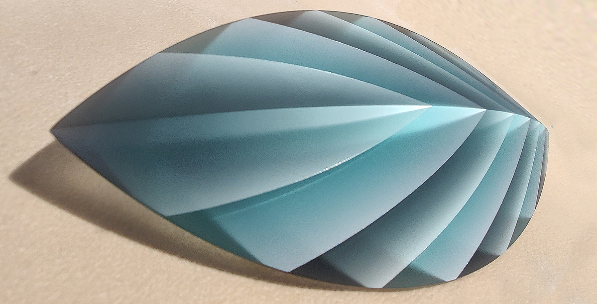 Yukako Kojima: Layers of Light - Leaf Green And Gray