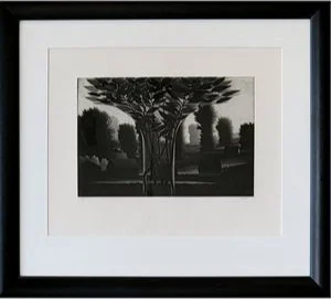 Robert Kipniss: Clear Vase and Landscape,1995