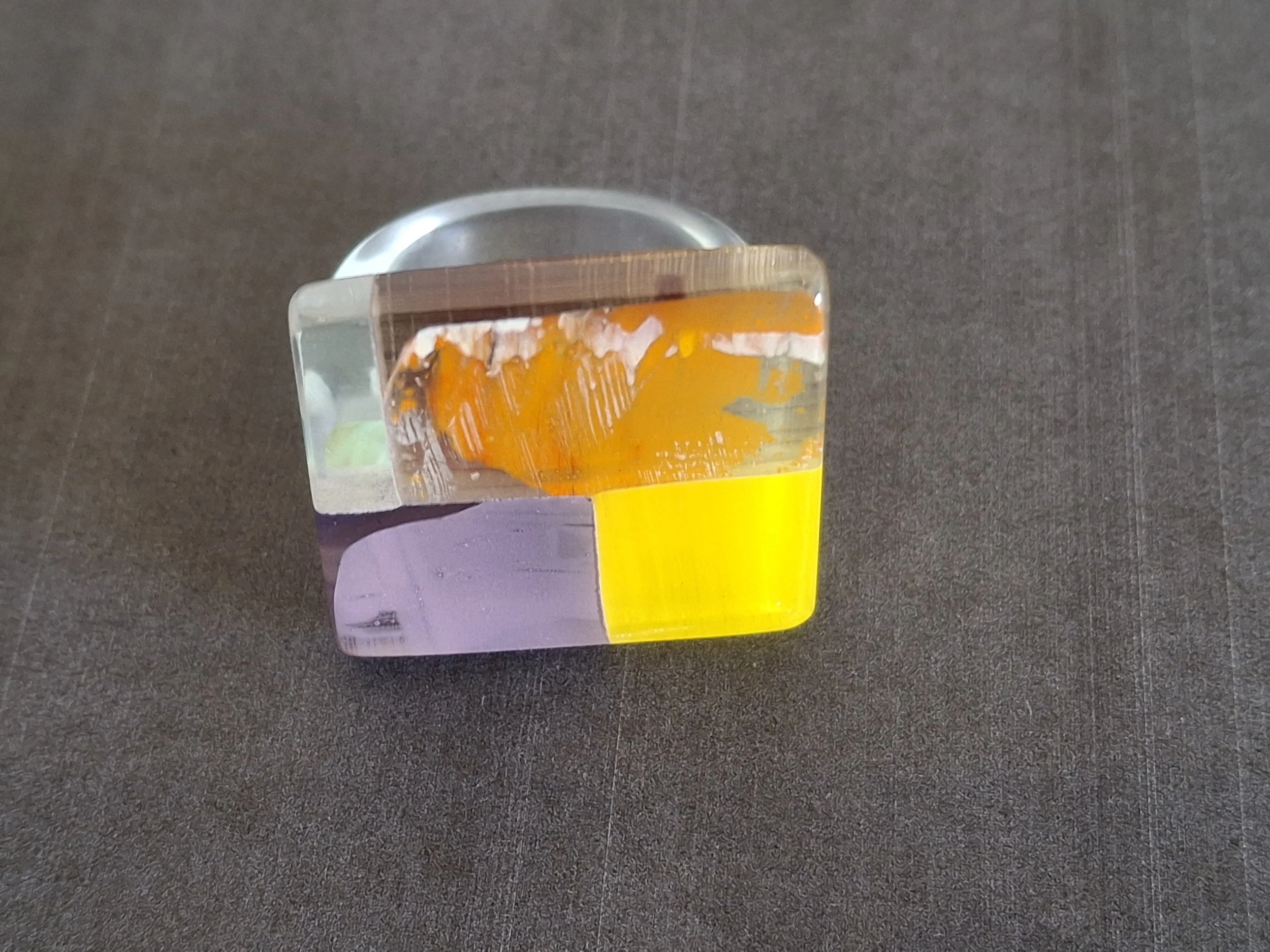 Purple Rectangular Ring