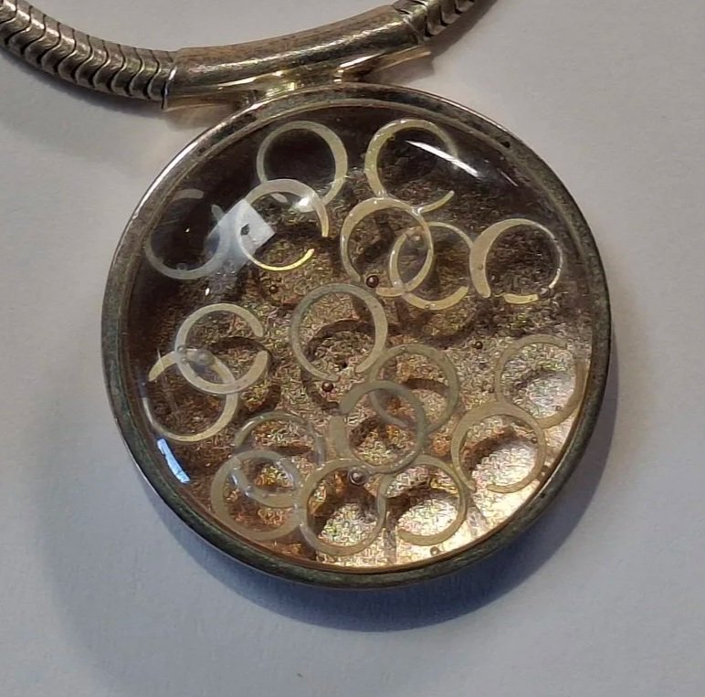 Circular Pendant, Bronze