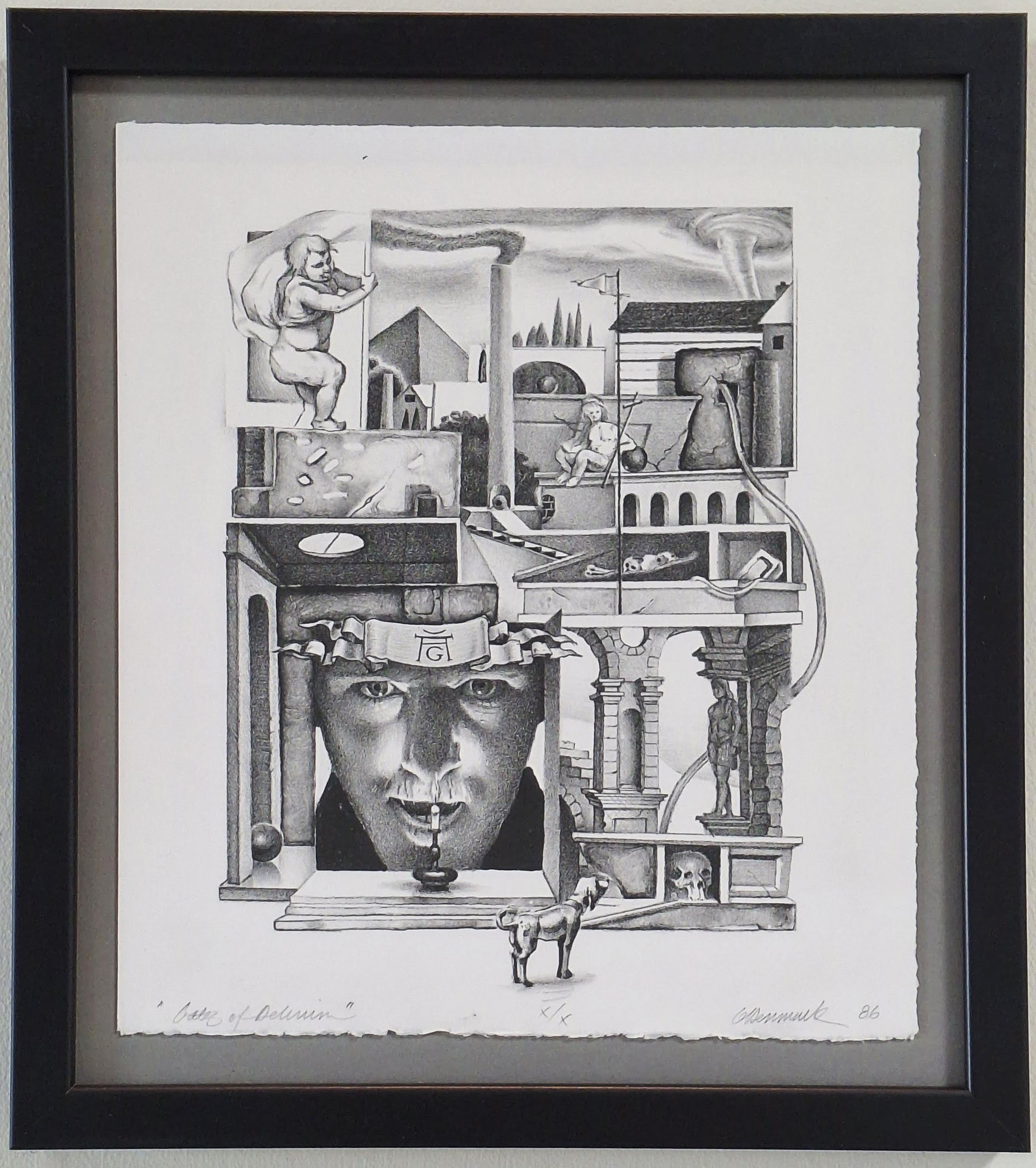 Gates of Delirium, 1986, Lithograph Ed 10/10  $473
